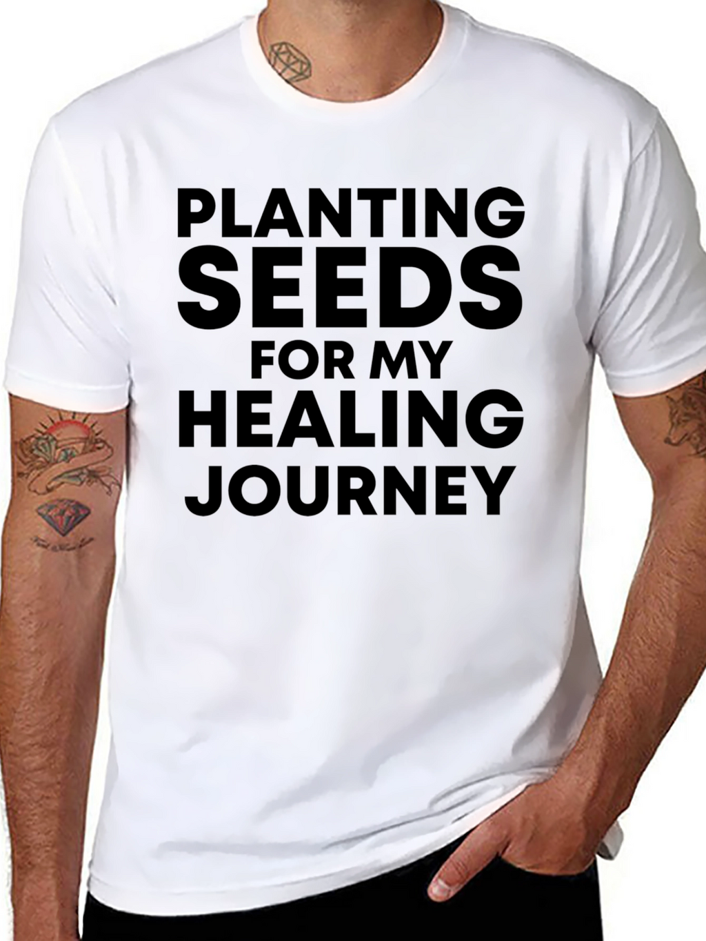 Planting Seeds Healing Journey Graphic Tee