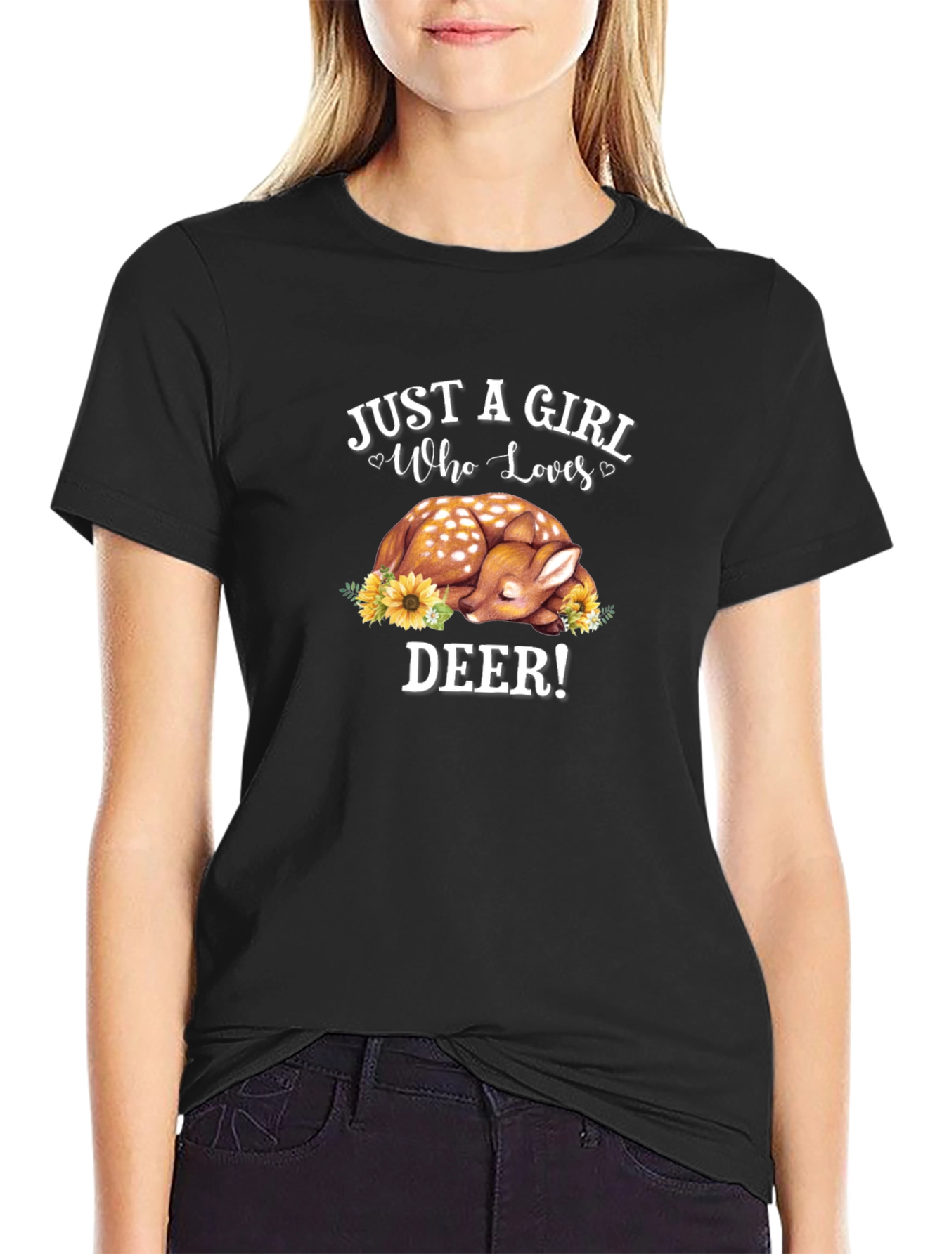 Just A Girl Who Loves Deer T-Shirt