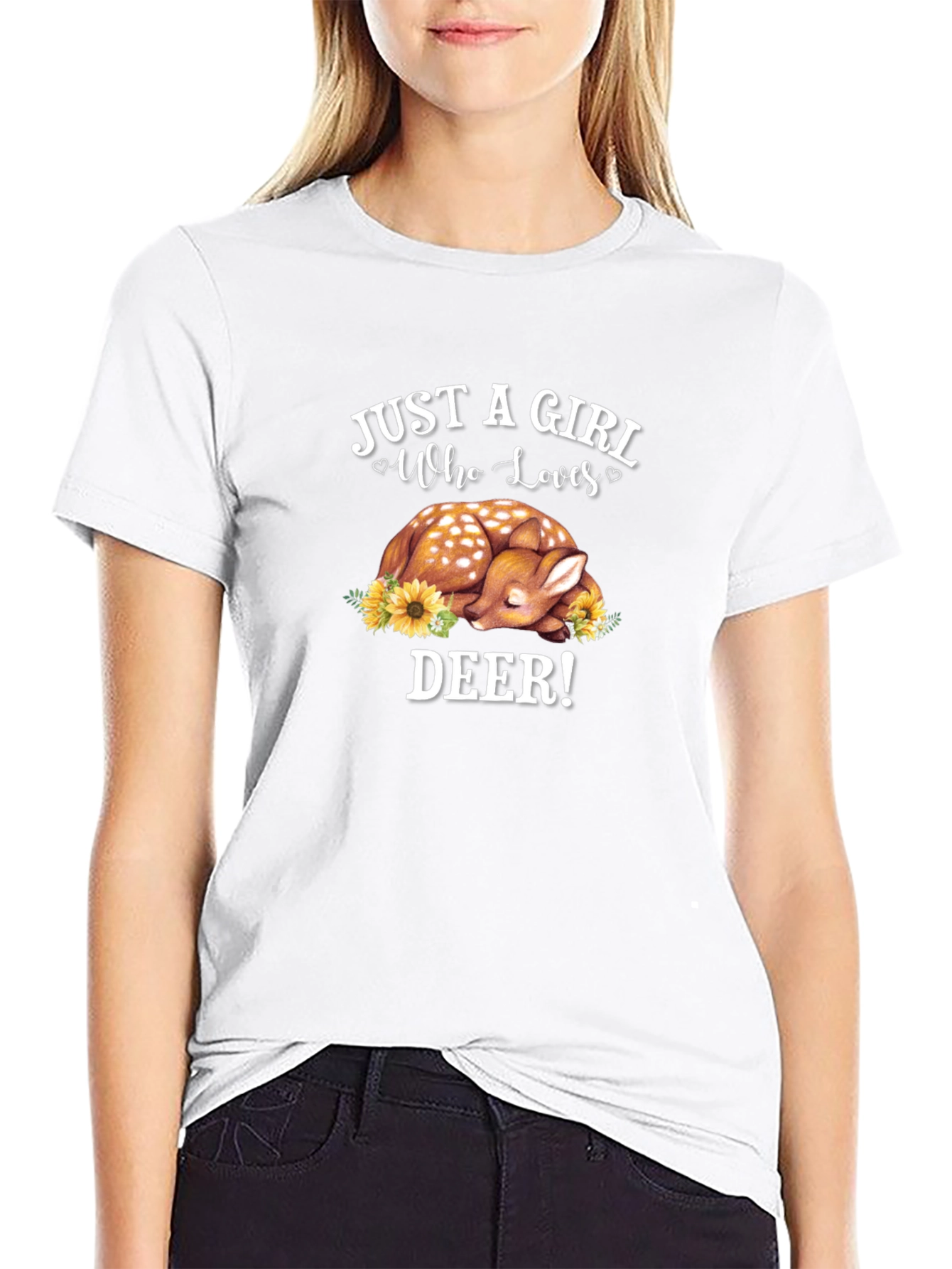 Just A Girl Who Loves Deer T-Shirt