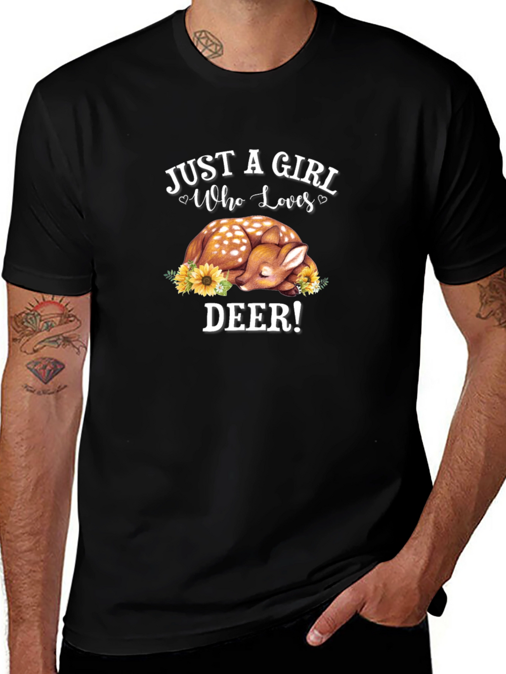 Just A Girl Who Loves Deer T-Shirt