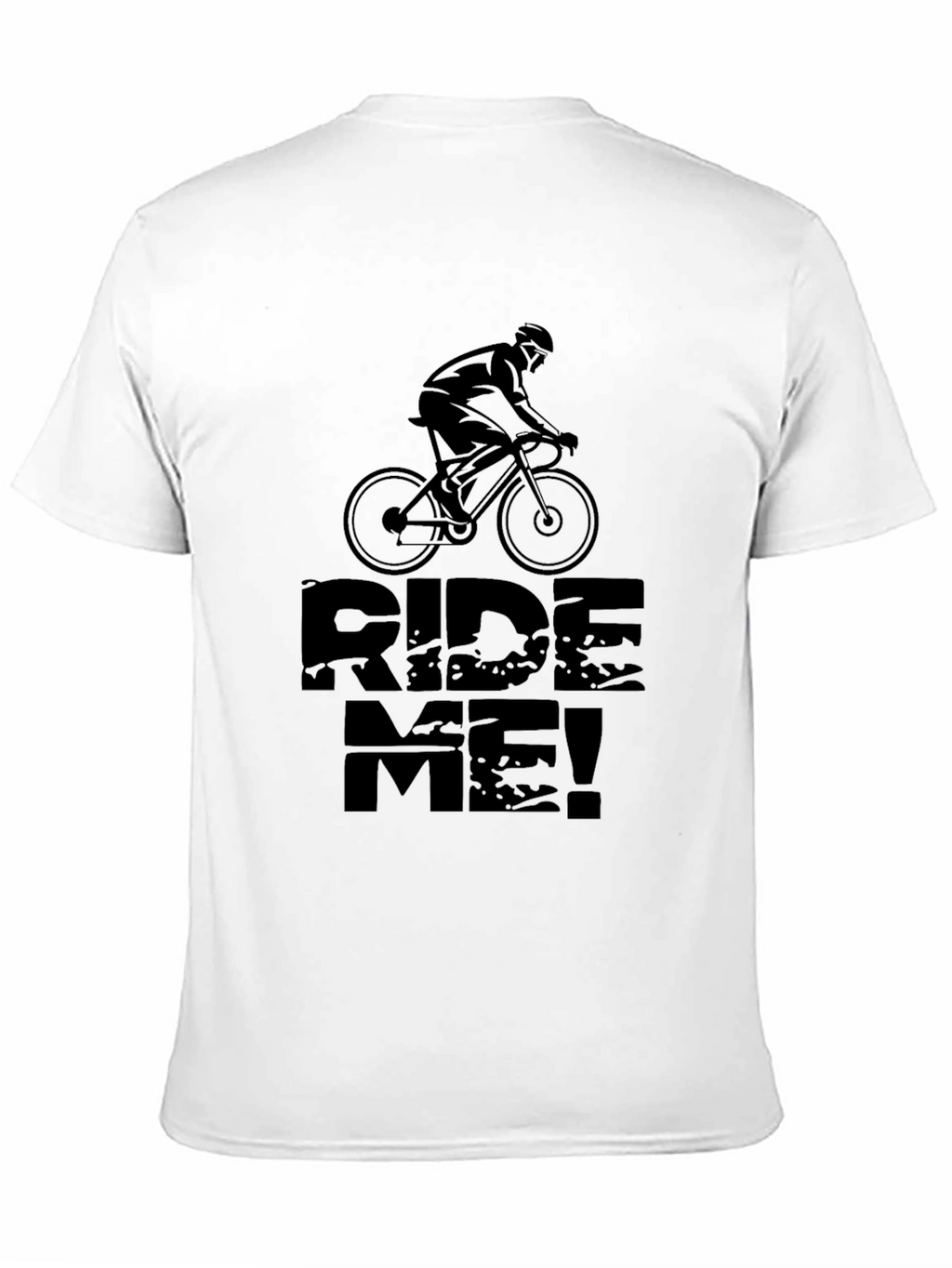 Ride Me! Graphic Tee - Black Cotton T-Shirt