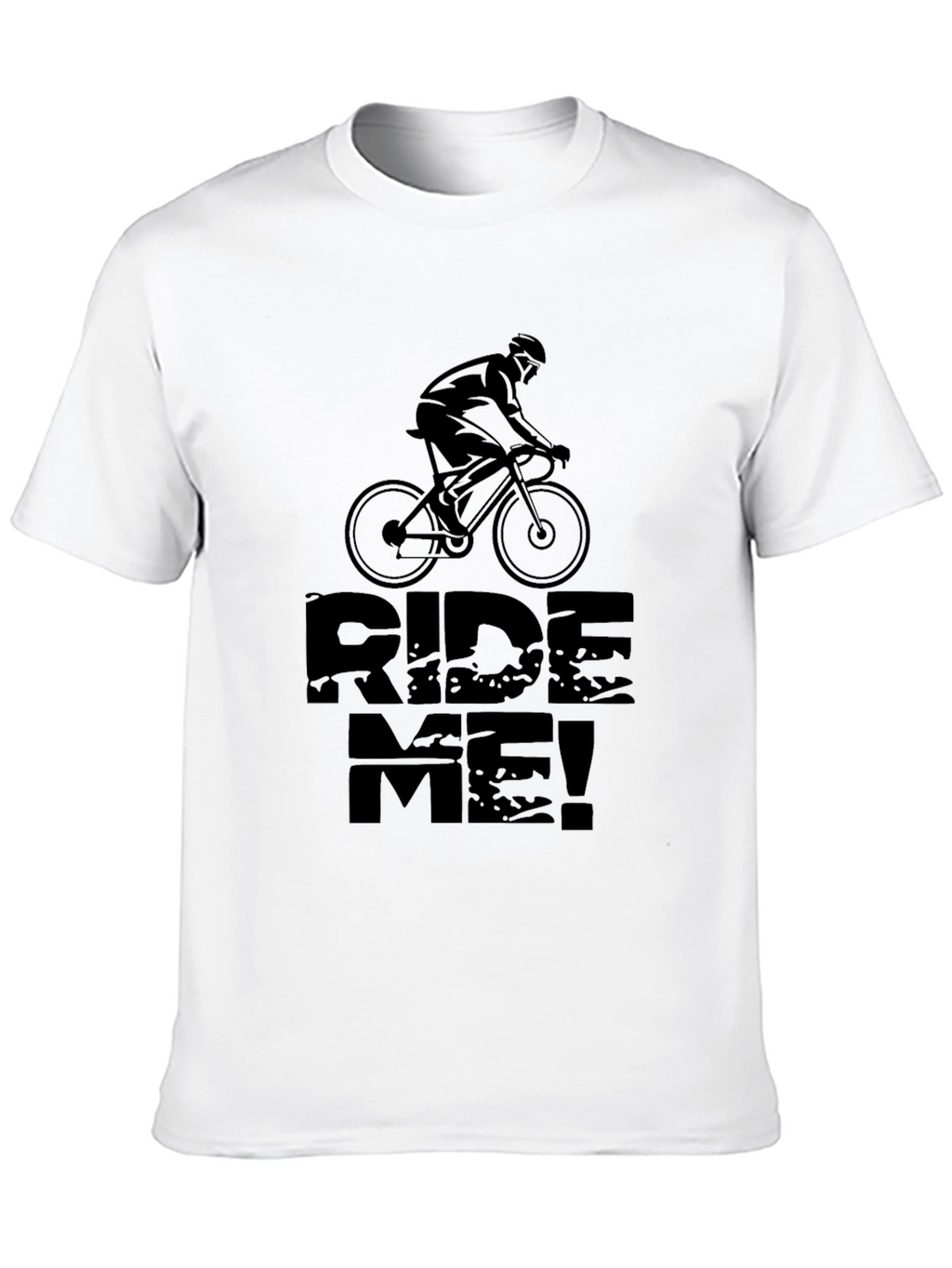 Ride Me! Graphic Tee - Black Cotton T-Shirt
