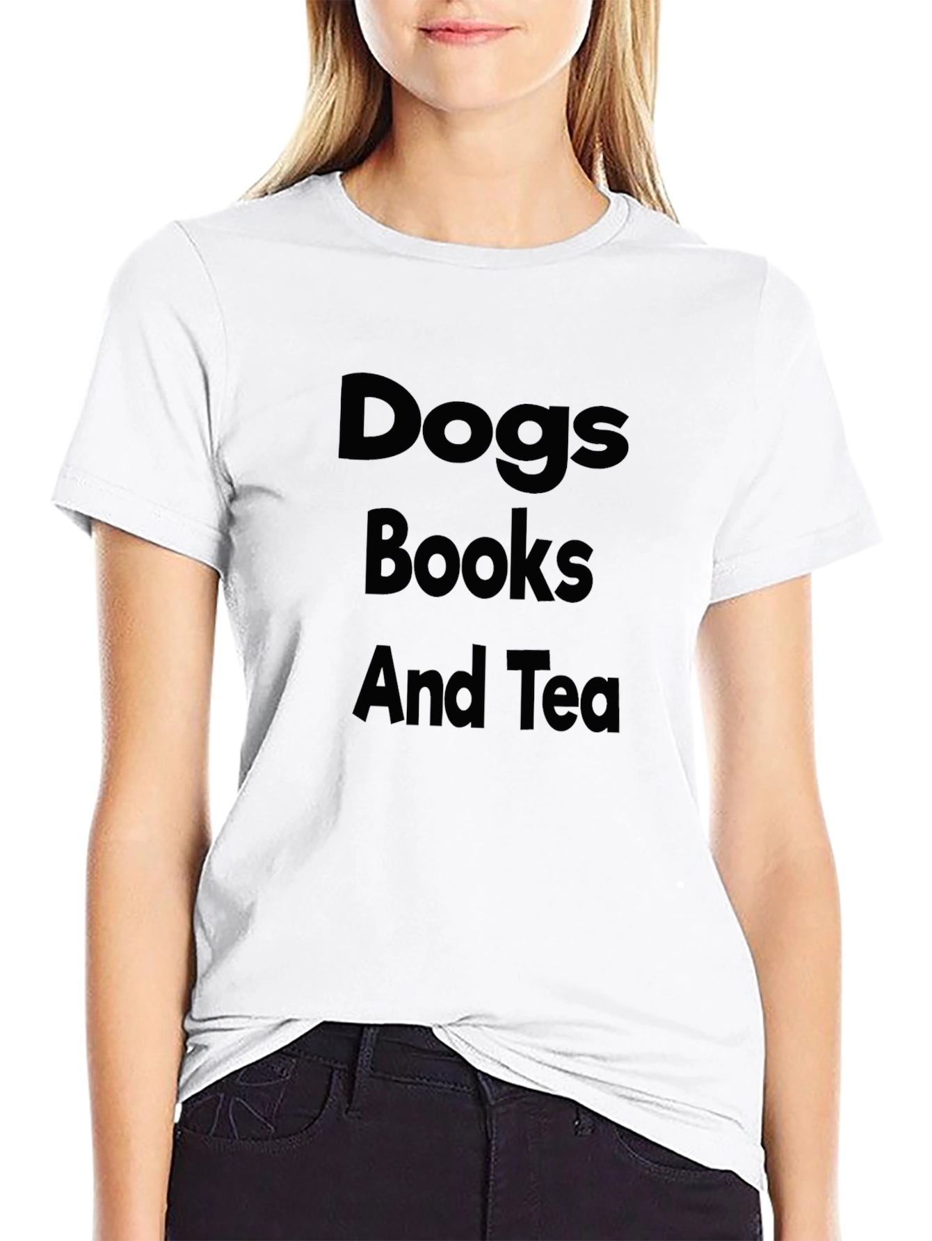 Dogs Books and Tea T-Shirt