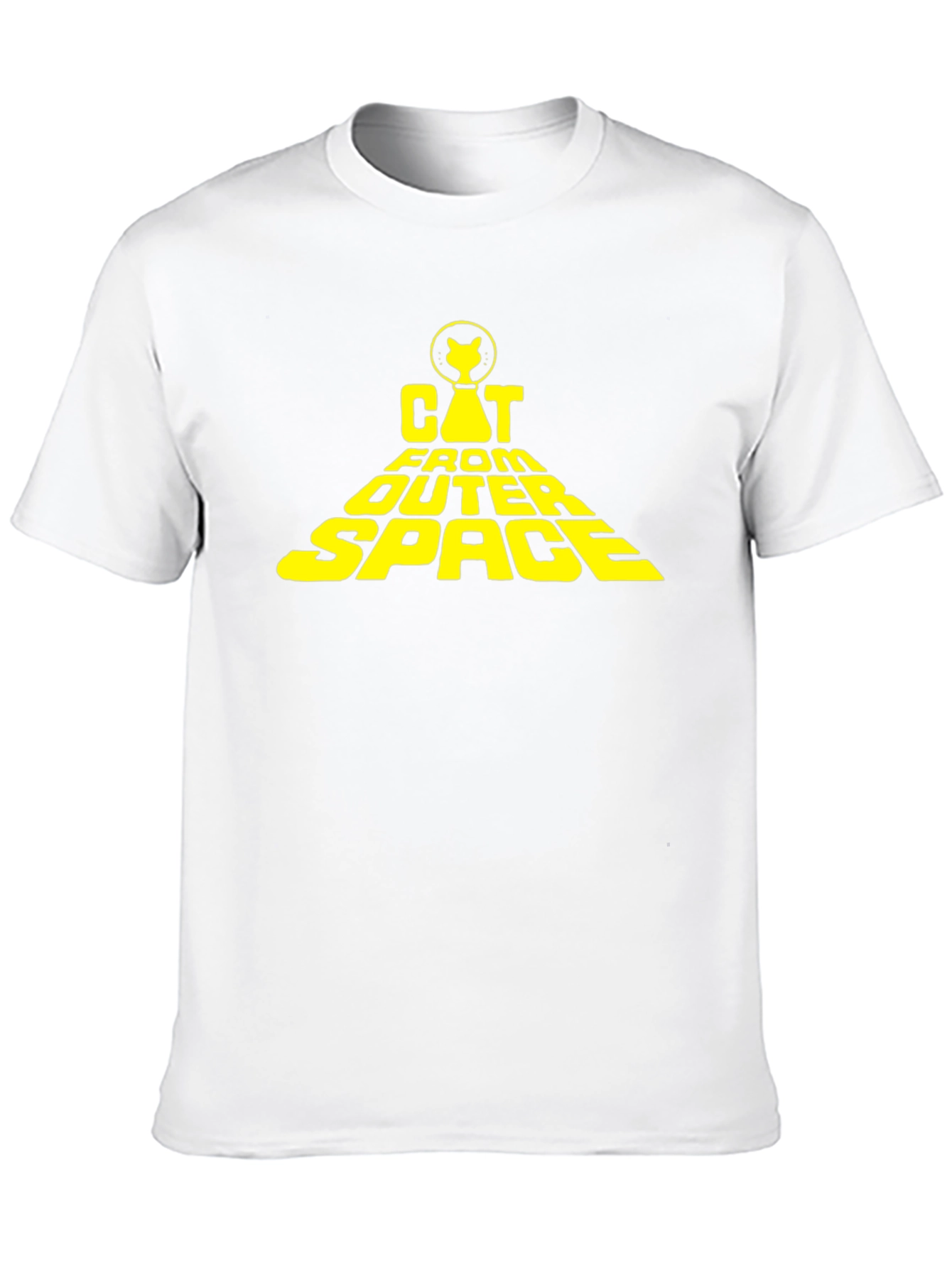 Cat From Outer Space Graphic T-Shirt
