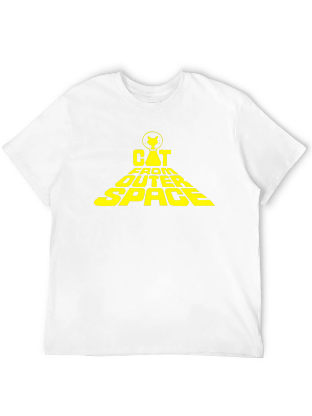 Cat From Outer Space Graphic T-Shirt