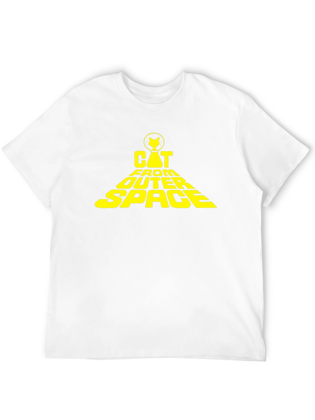 Cat From Outer Space Graphic T-Shirt