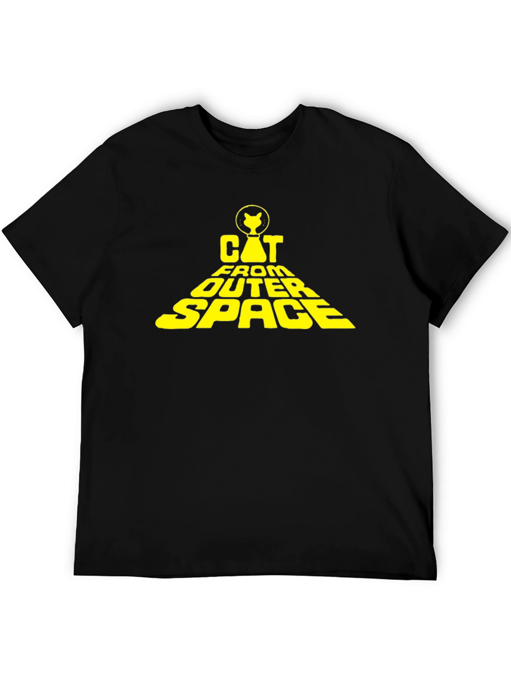 Cat From Outer Space Graphic T-Shirt