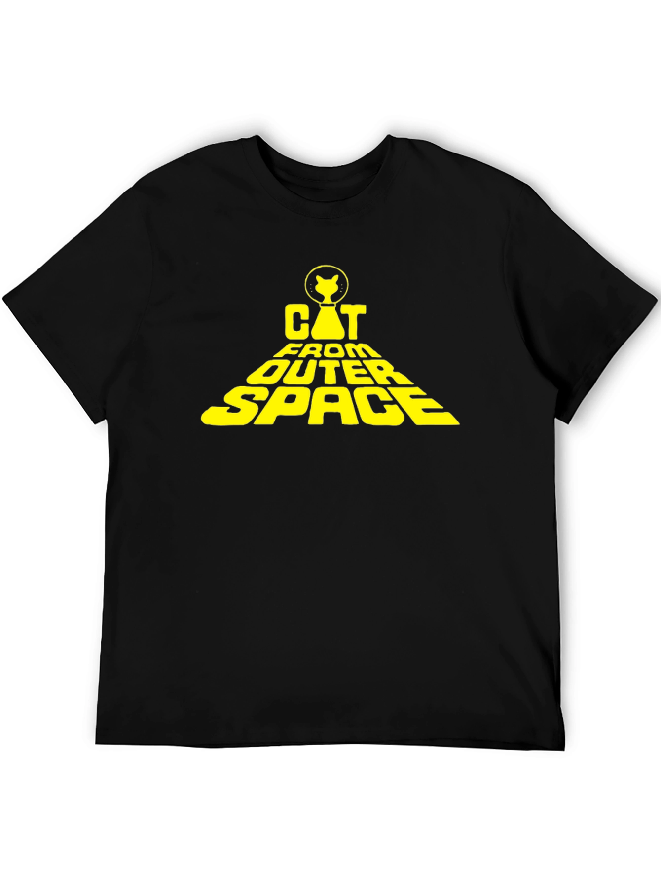 Cat From Outer Space Graphic T-Shirt