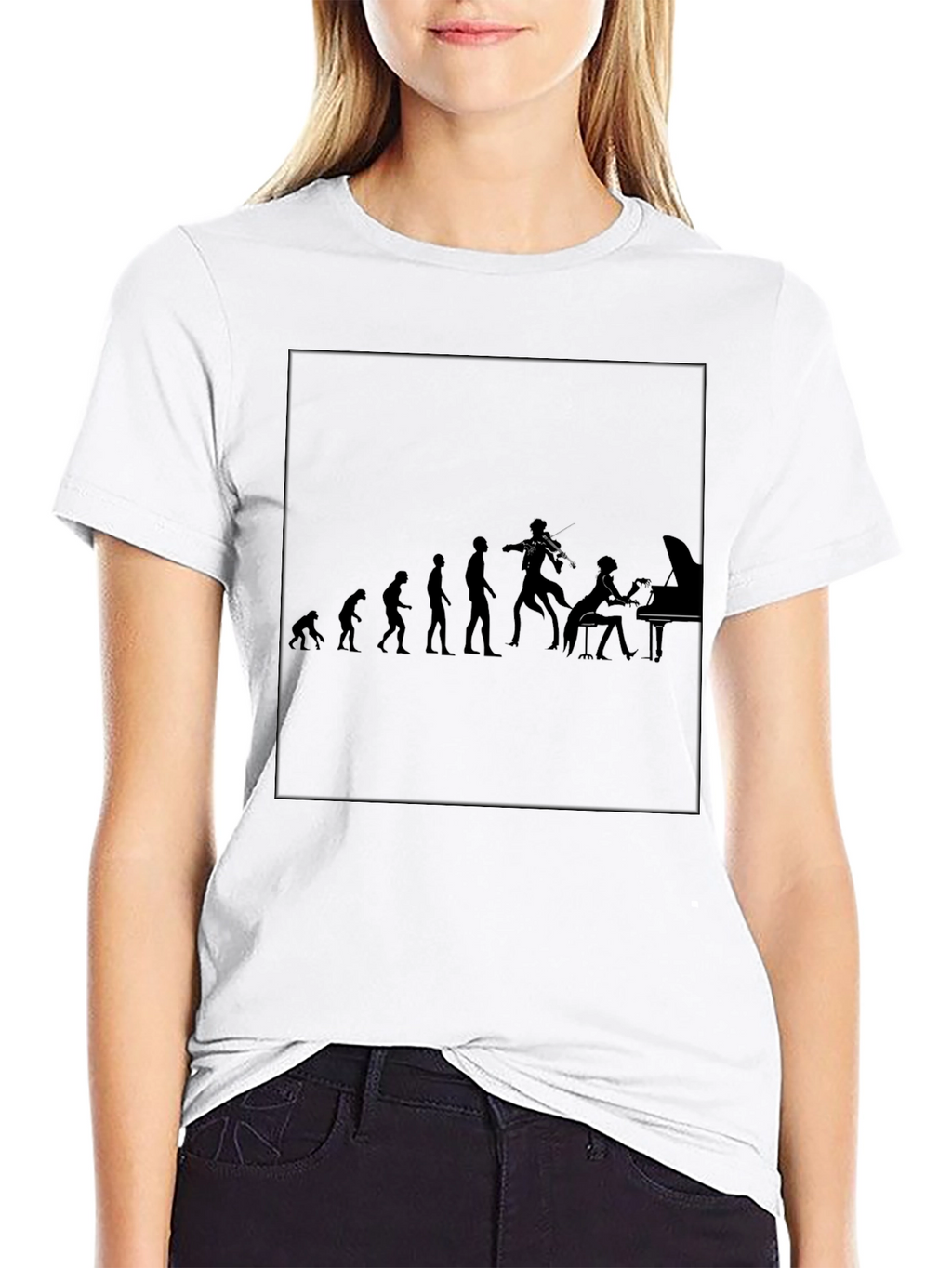 Evolution of Music T-Shirt - Black