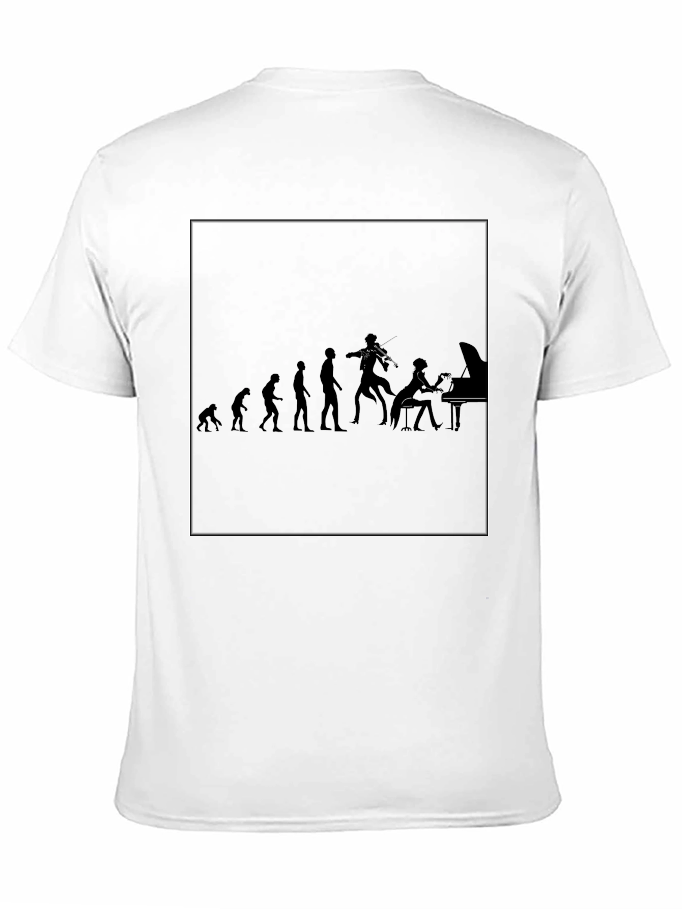 Evolution of Music T-Shirt - Black