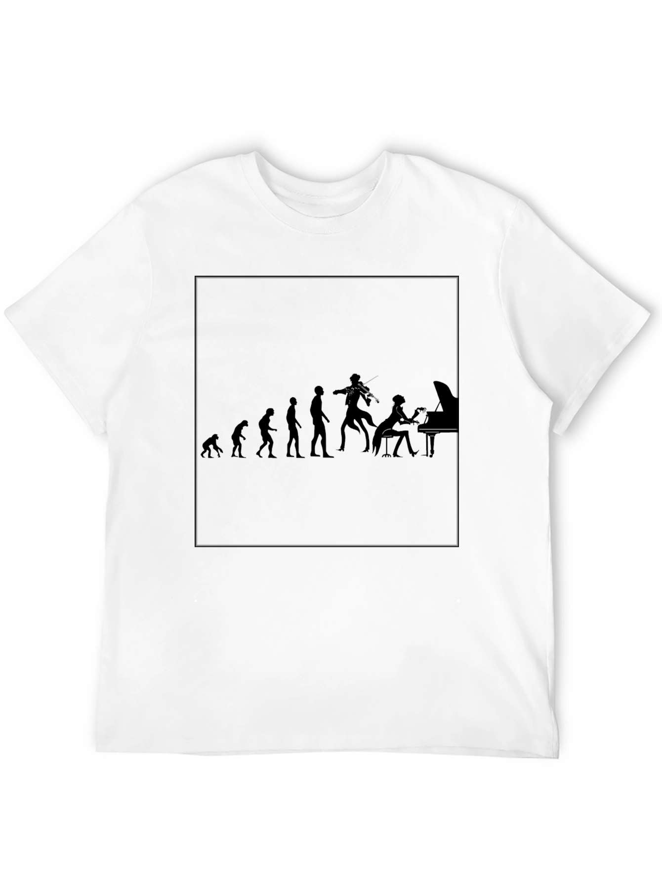 Evolution of Music T-Shirt - Black