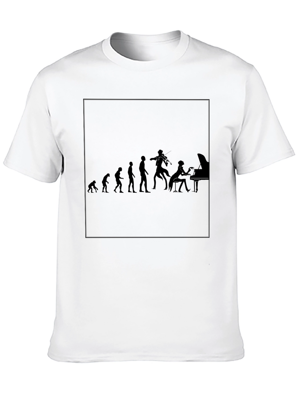 Evolution of Music T-Shirt - Black