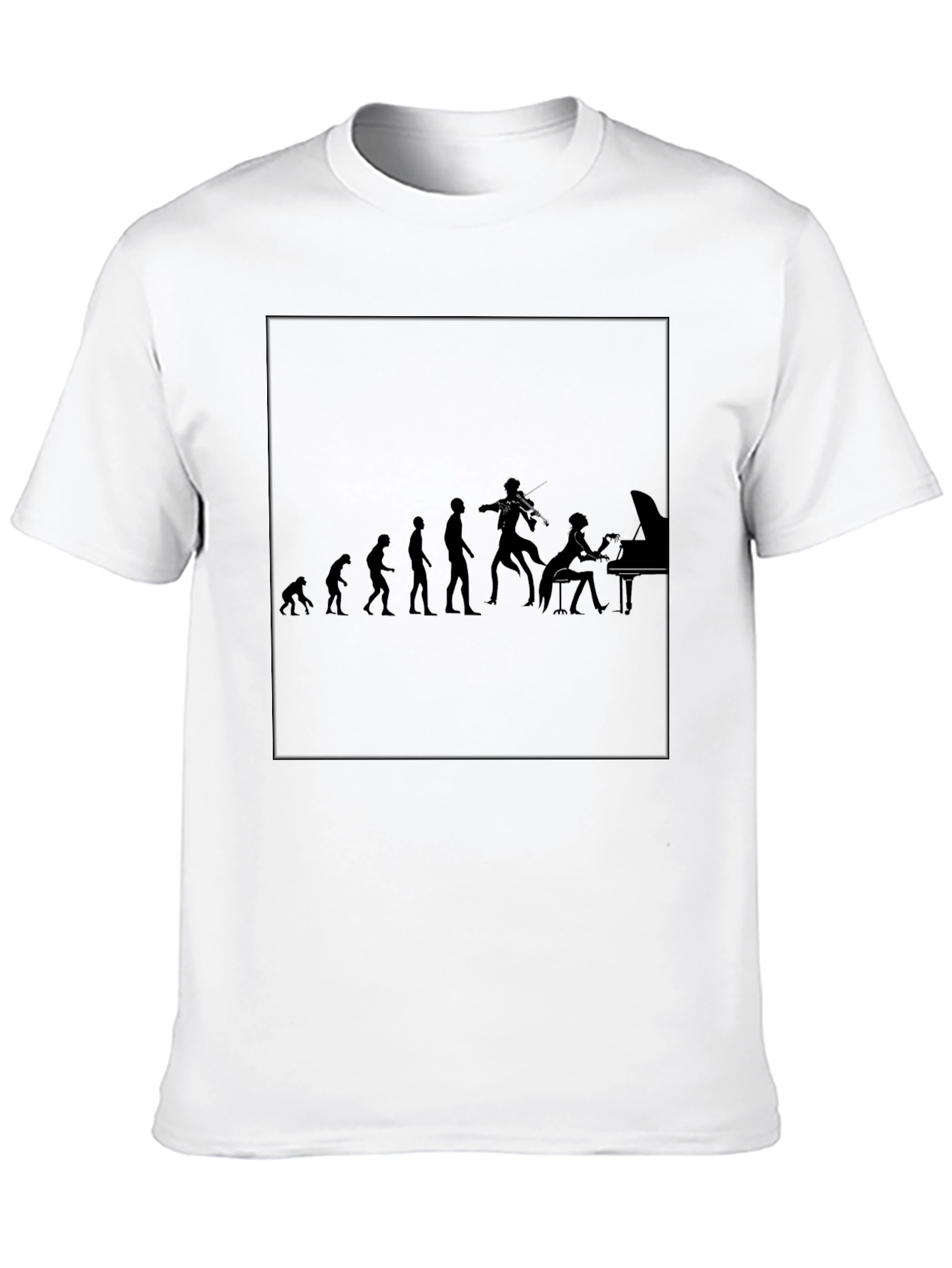 Evolution of Music T-Shirt - Black