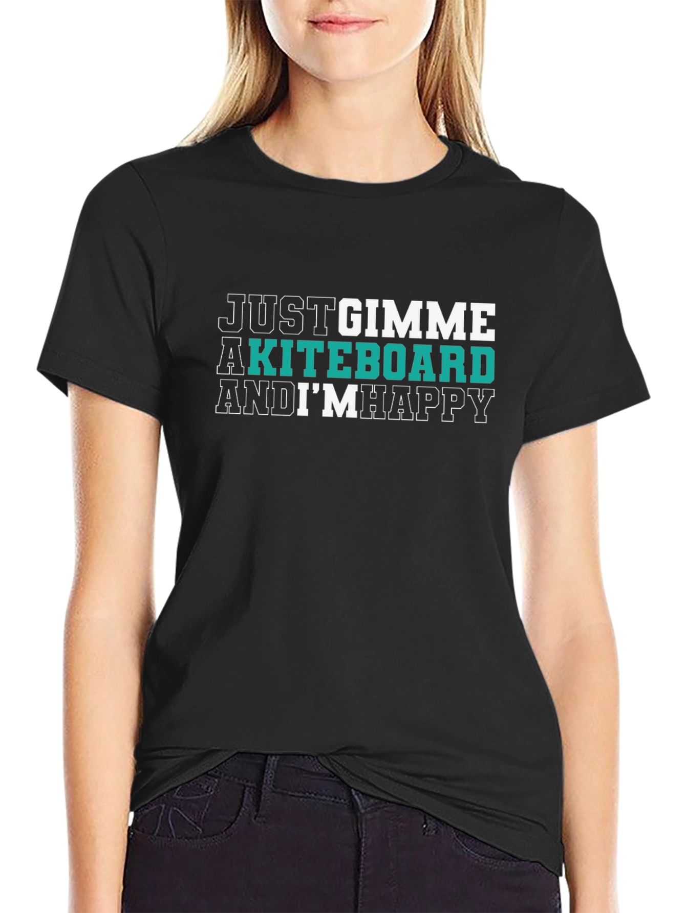 Kiteboard T-Shirt - Just Gimme a Kiteboard