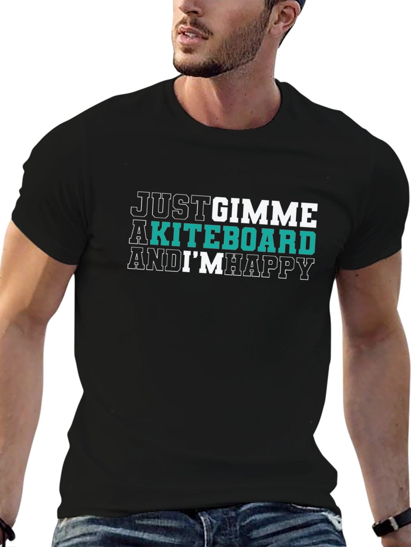 Kiteboard T-Shirt - Just Gimme a Kiteboard