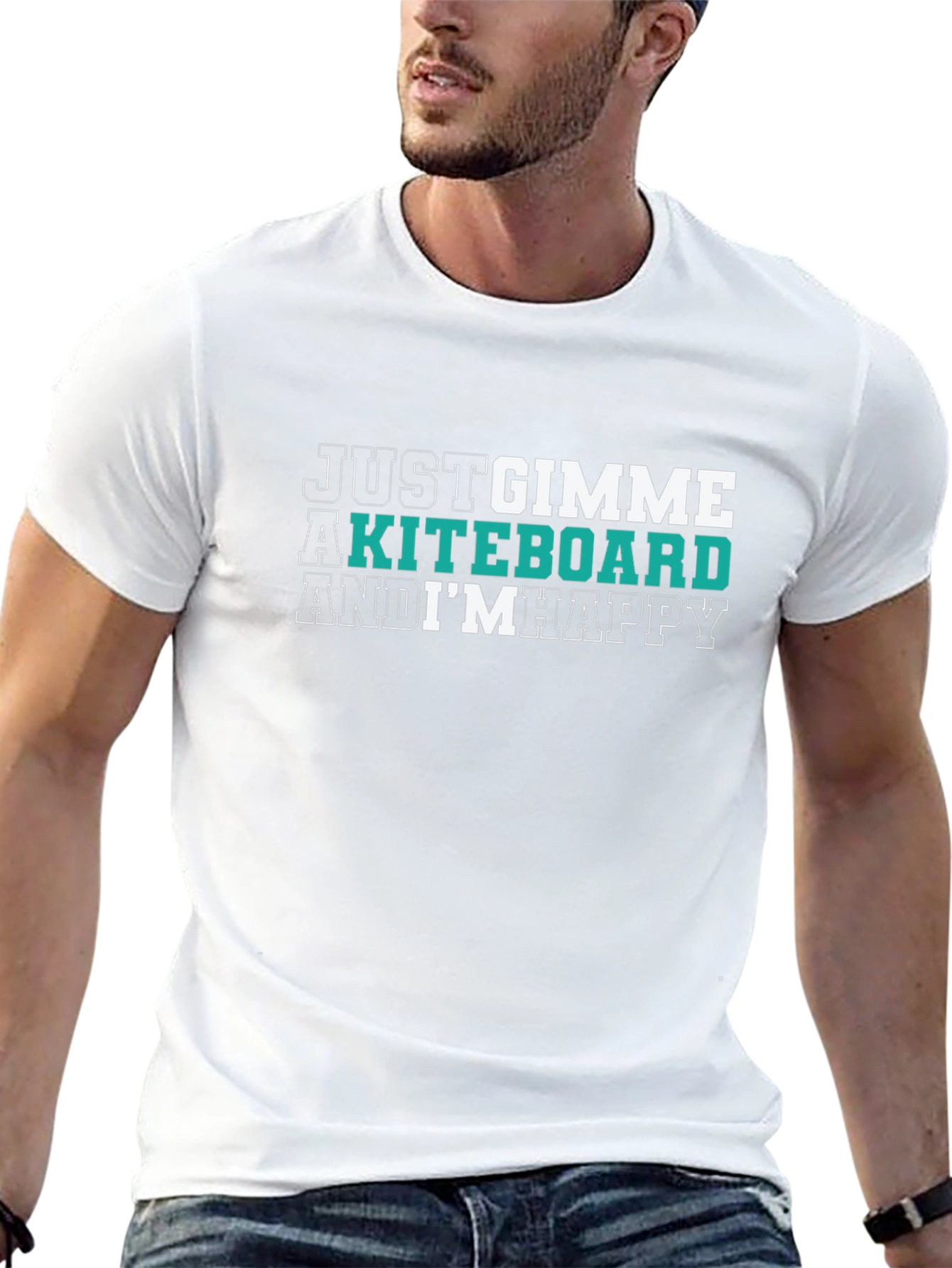 Kiteboard T-Shirt - Just Gimme a Kiteboard