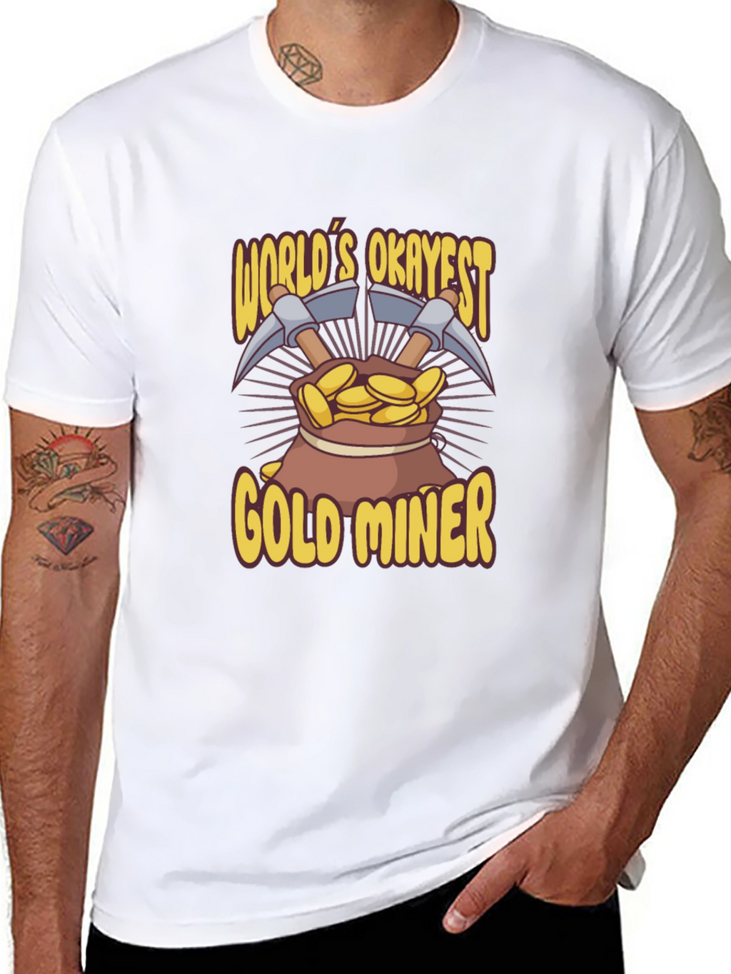 Worlds Okayest Gold Miner T-Shirt