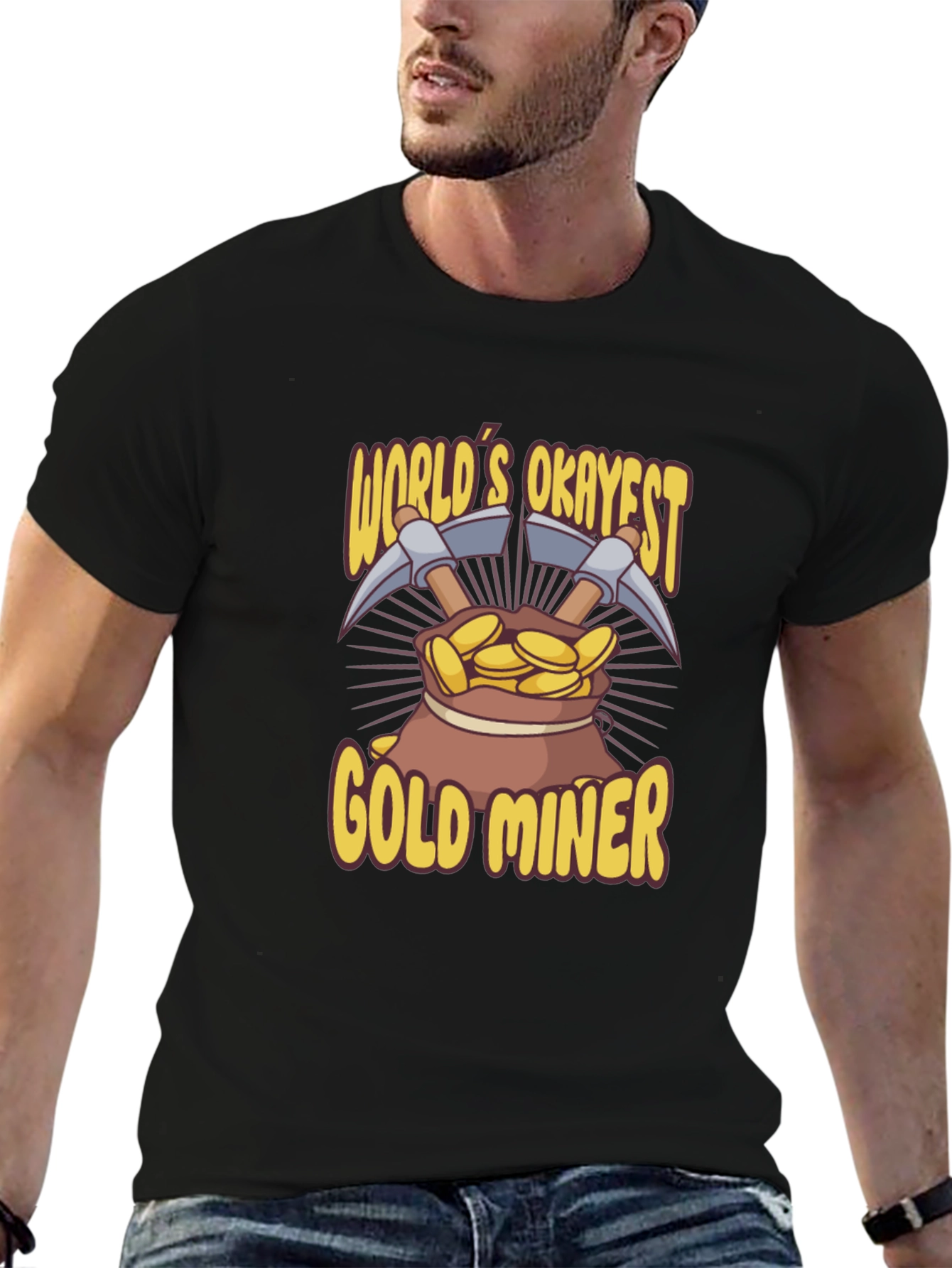 Worlds Okayest Gold Miner T-Shirt