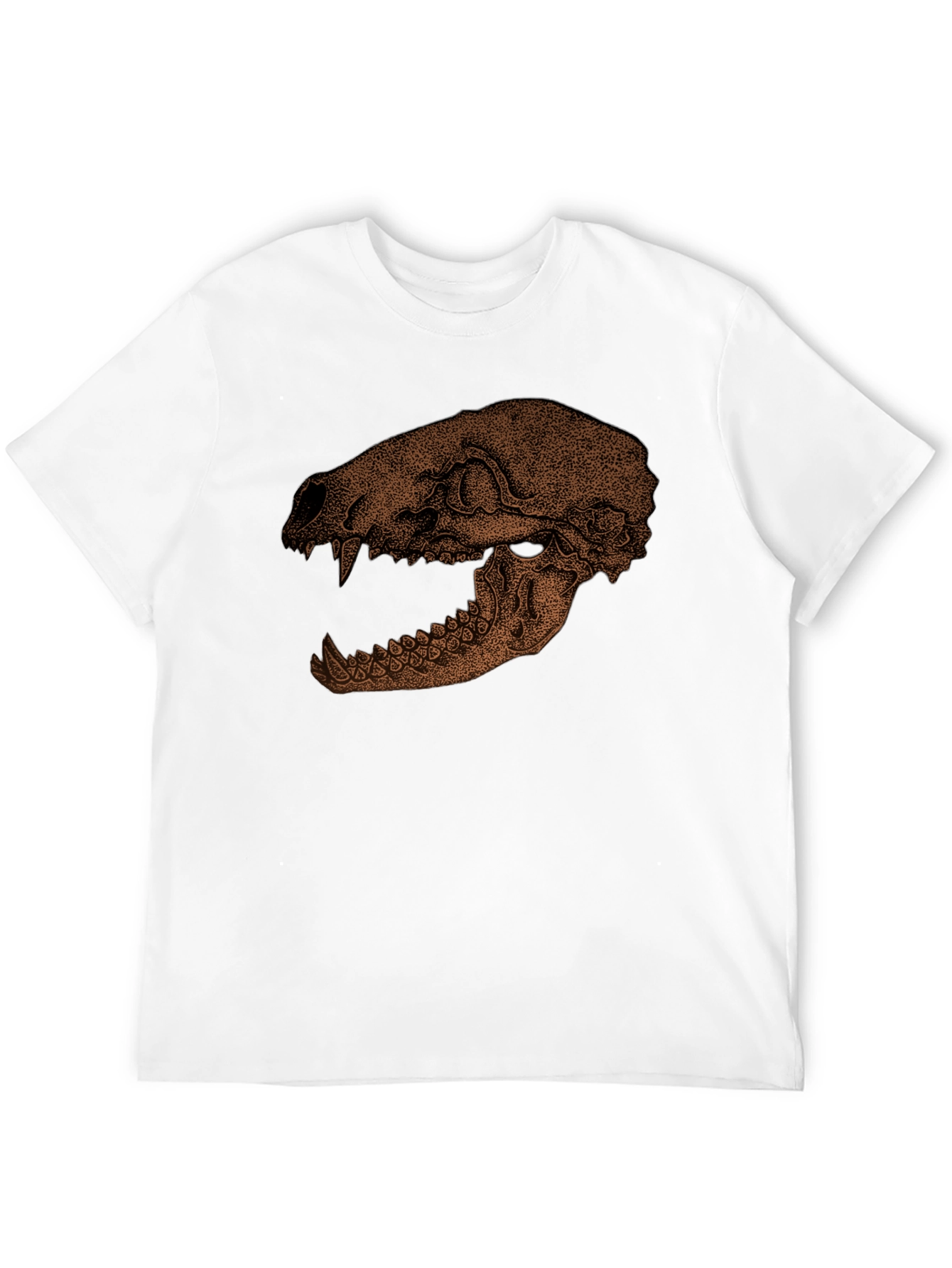 Skull Graphic Print T-Shirt - Unique Design