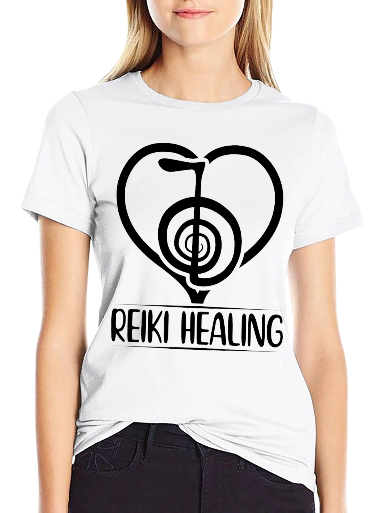 Reiki Healing Black T-Shirt