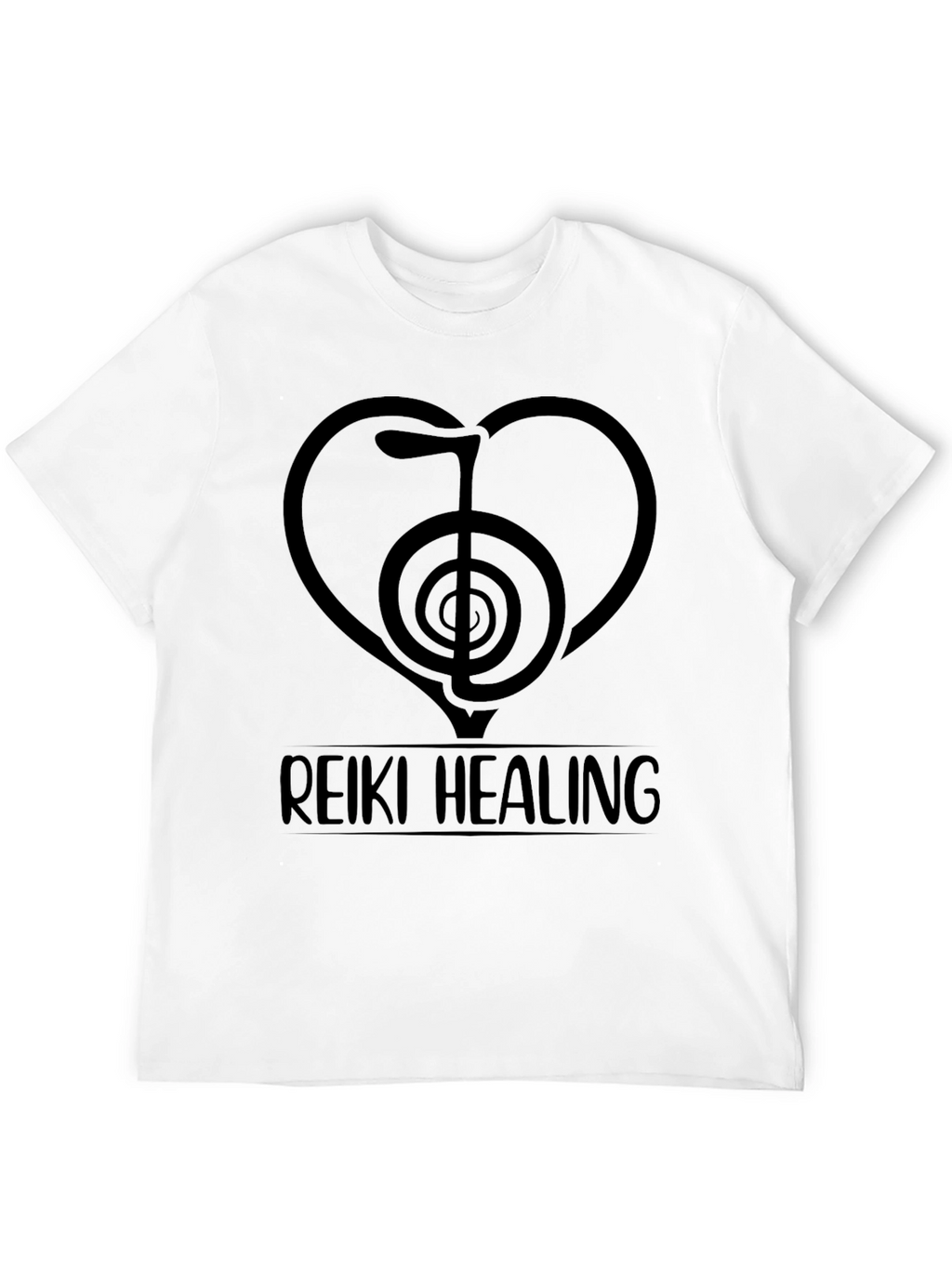 Reiki Healing Black T-Shirt