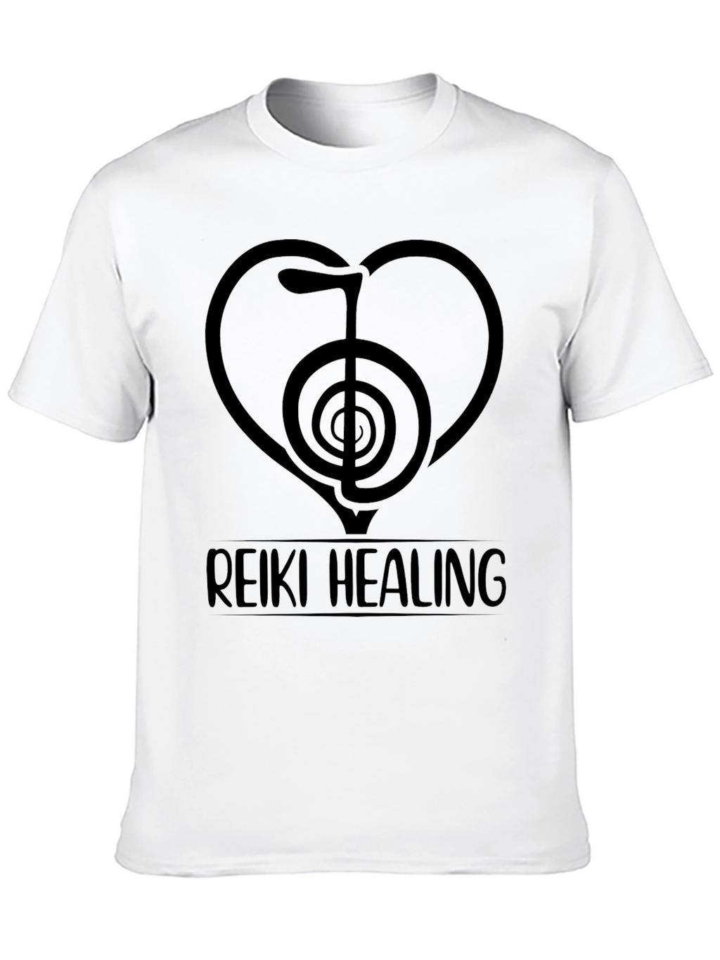Reiki Healing Black T-Shirt