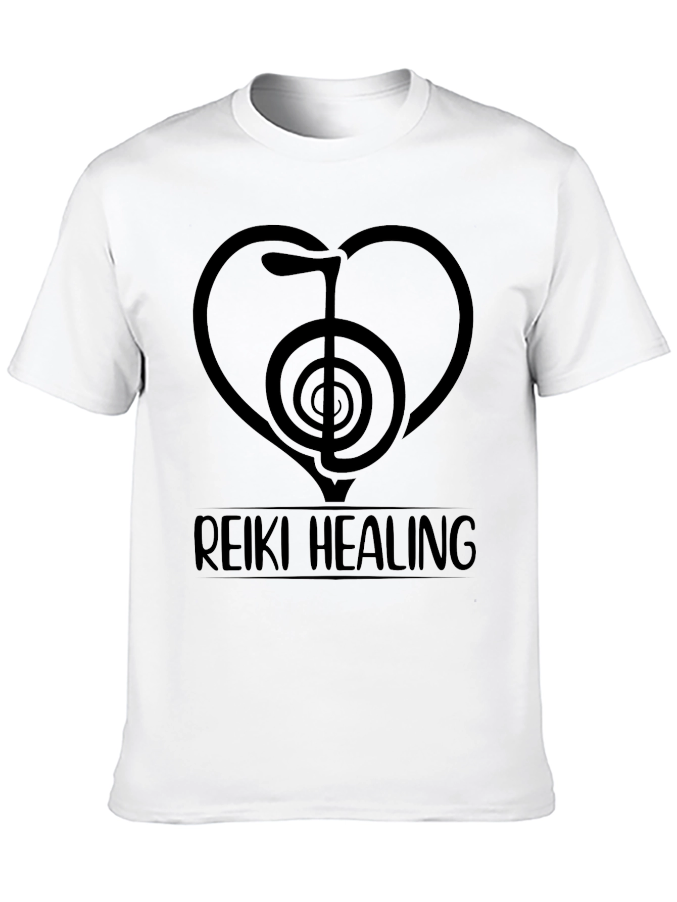 Reiki Healing Black T-Shirt