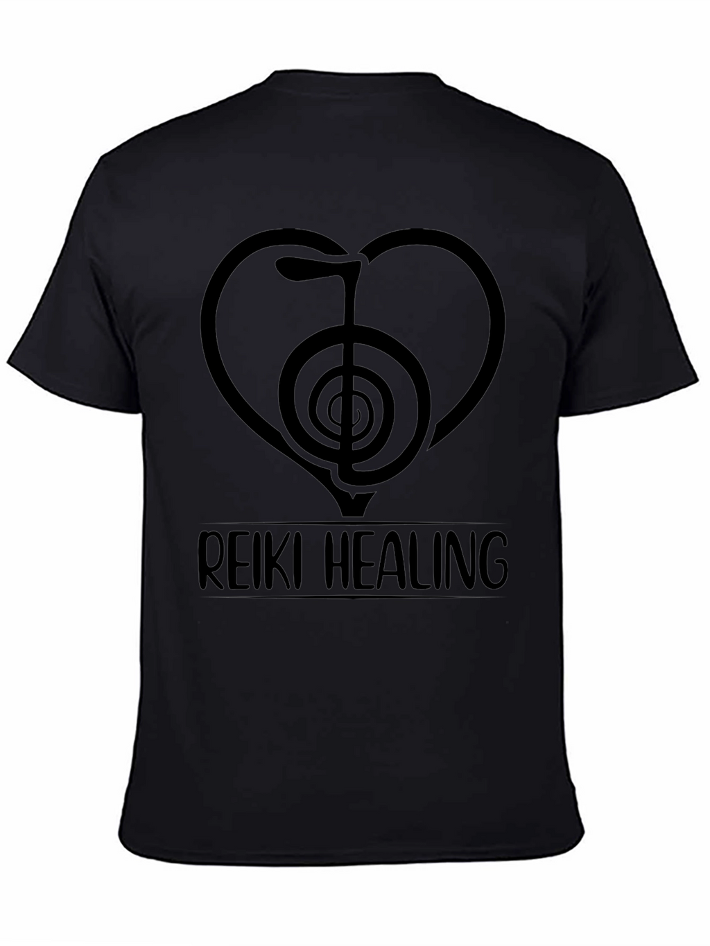 Reiki Healing Black T-Shirt