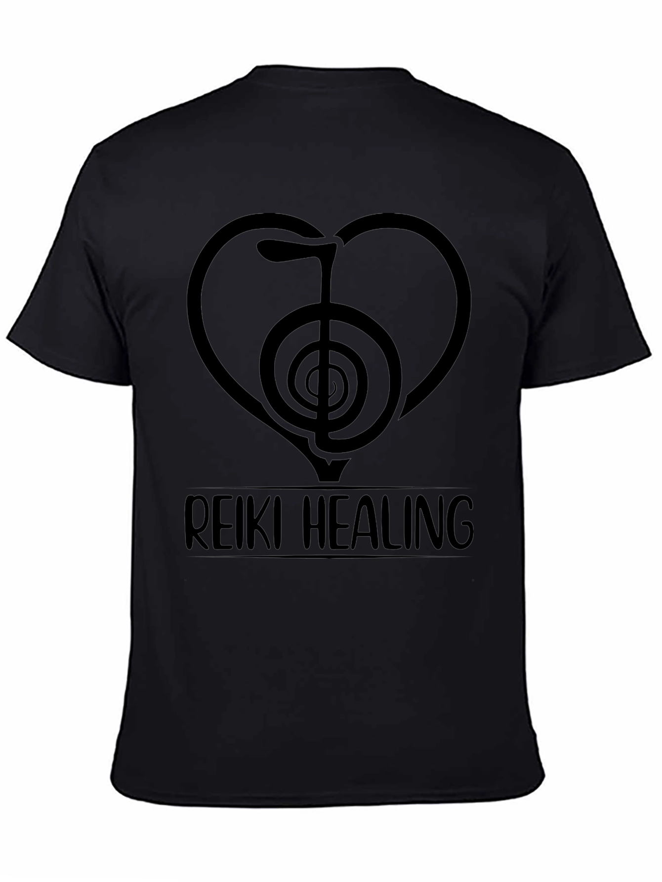 Reiki Healing Black T-Shirt