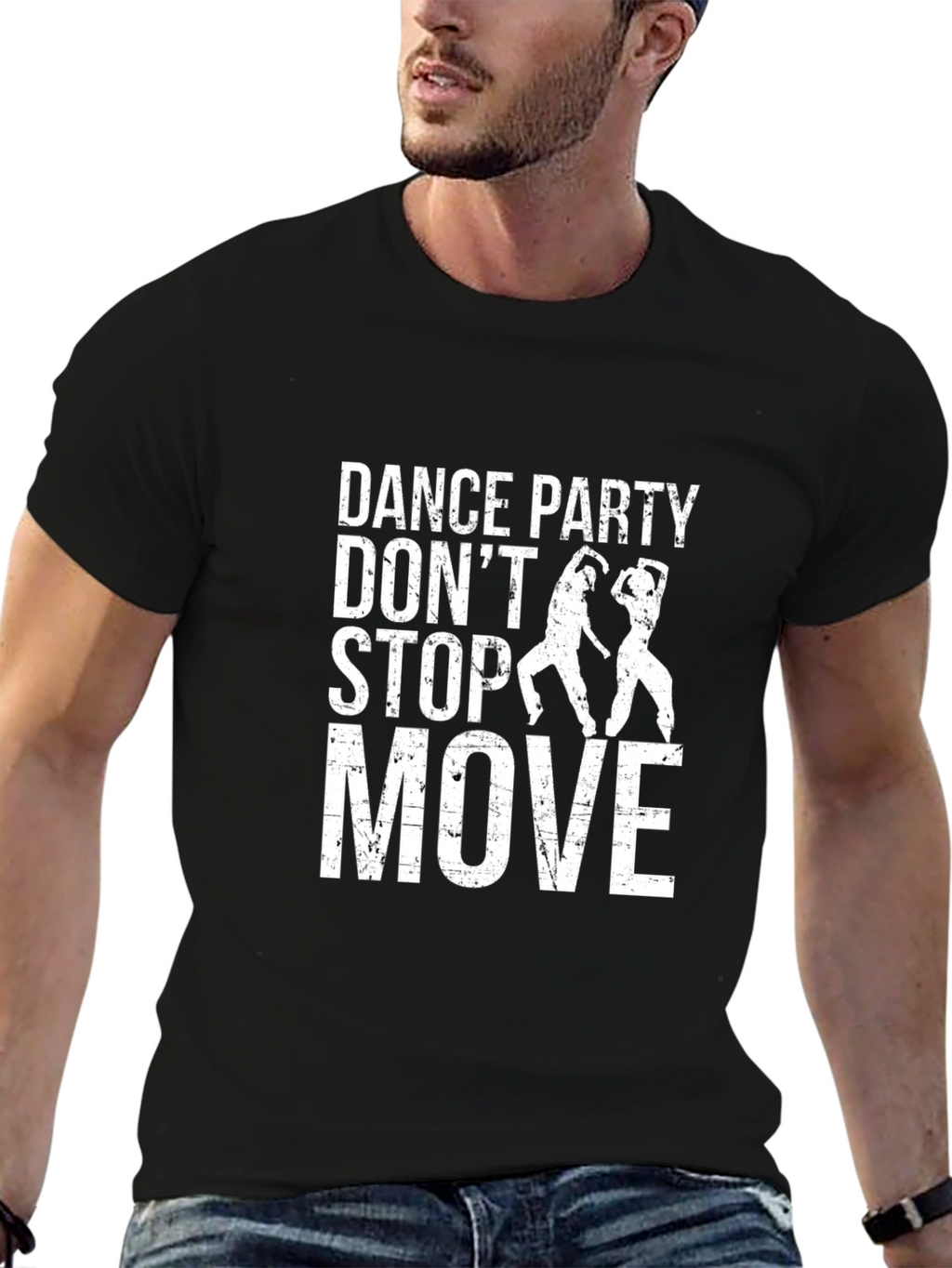 Dance Party Graphic T-Shirt - Dont Stop Move!
