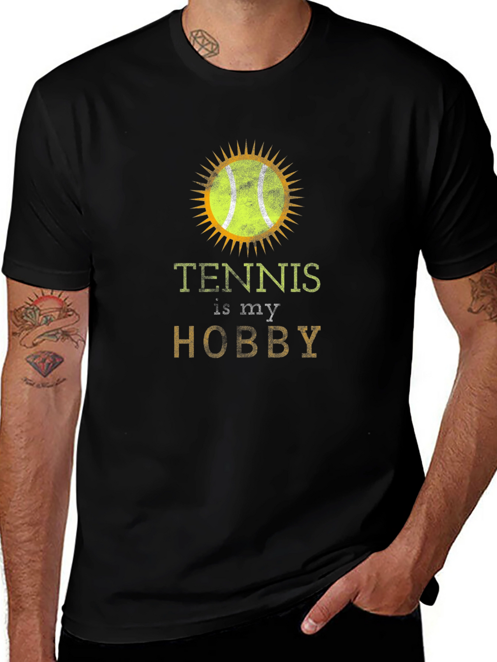 Tennis is My Hobby Graphic T-Shirt