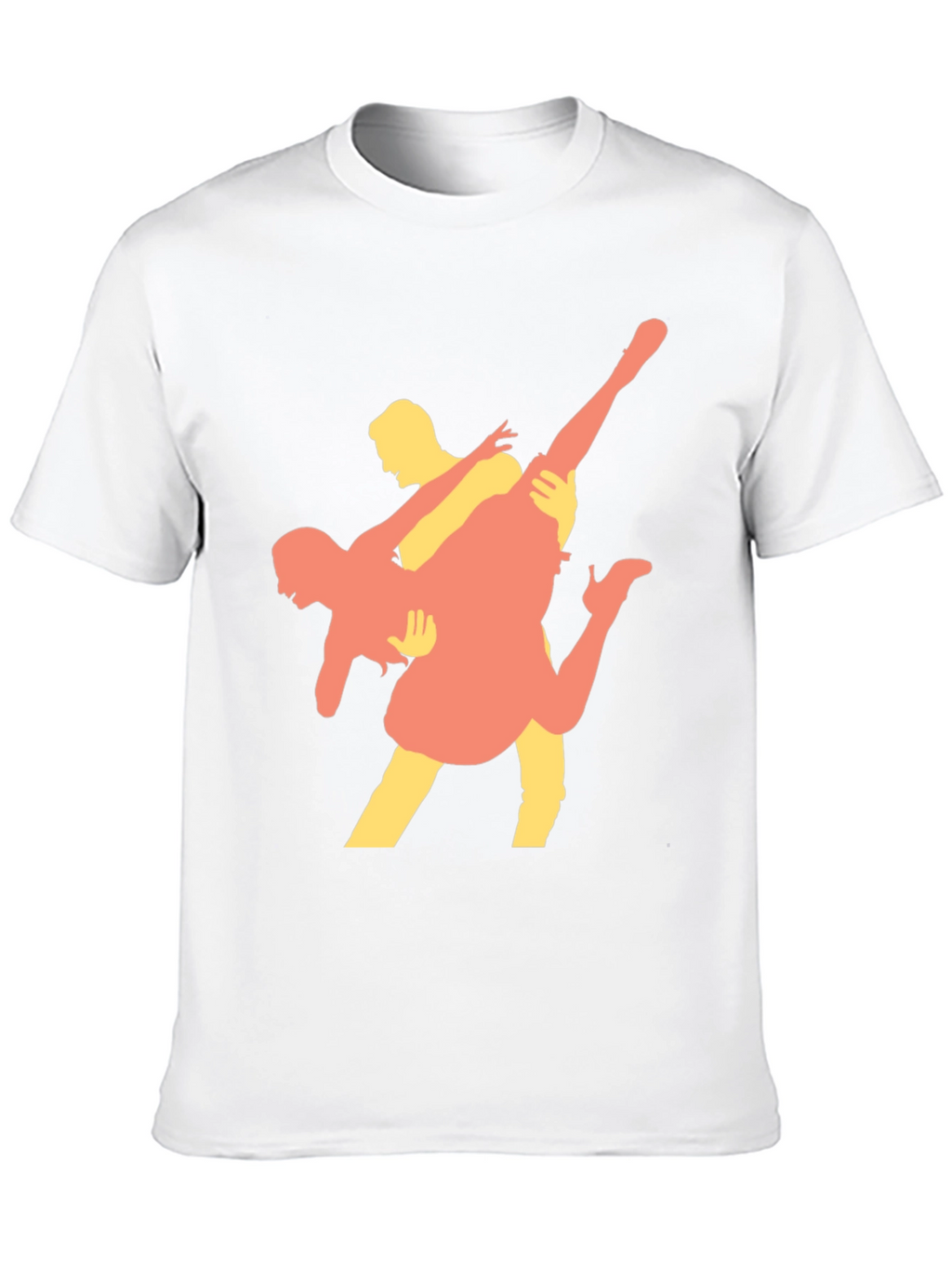 Dancing Couple Graphic Tee - Black T-Shirt