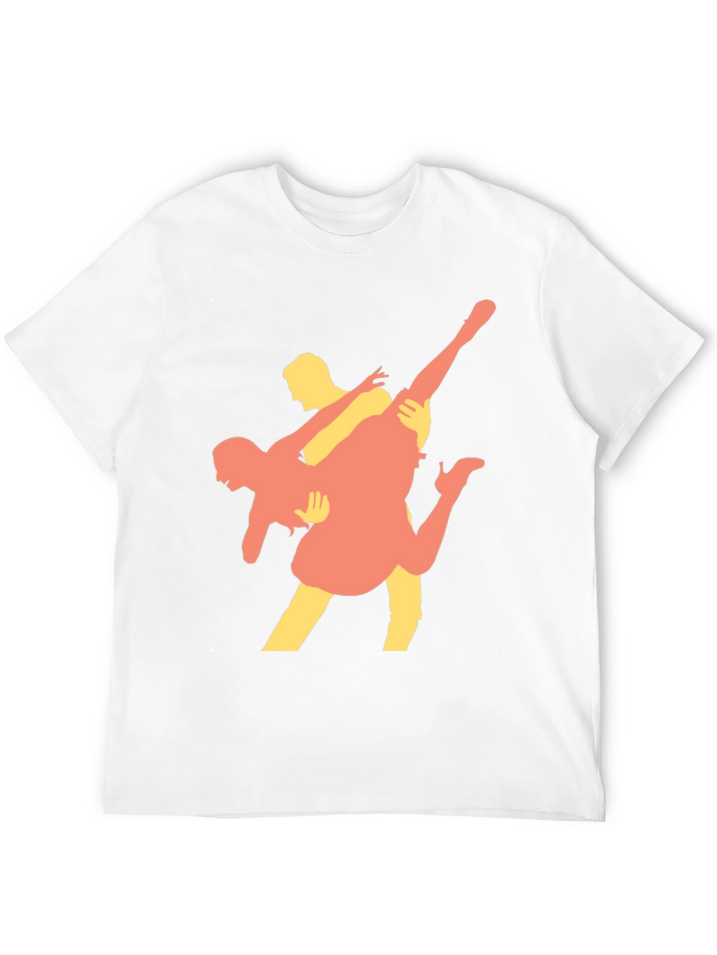 Dancing Couple Graphic Tee - Black T-Shirt
