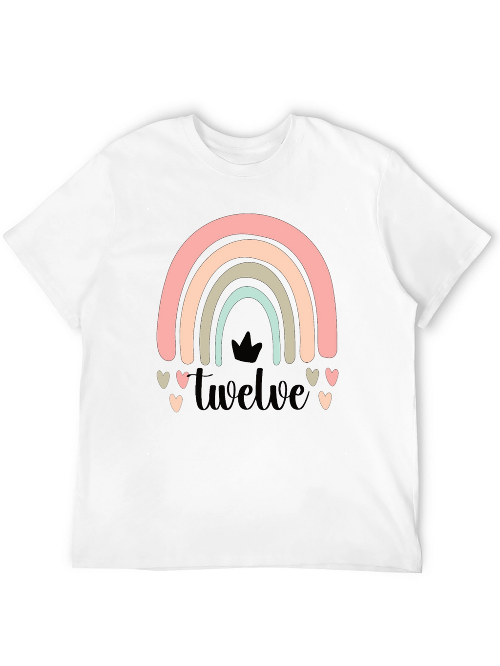 Twelve Rainbow Birthday Shirt