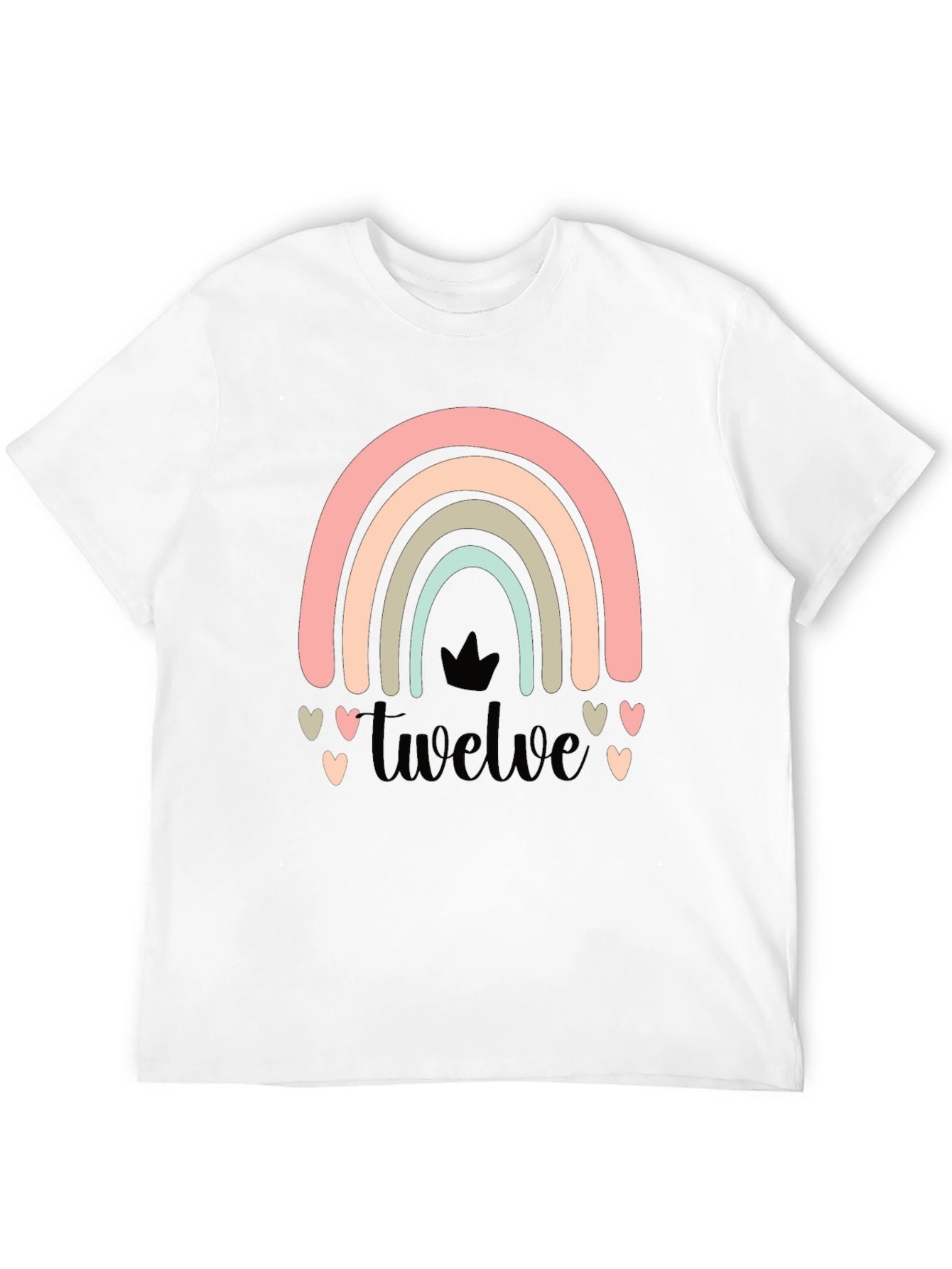 Twelve Rainbow Birthday Shirt