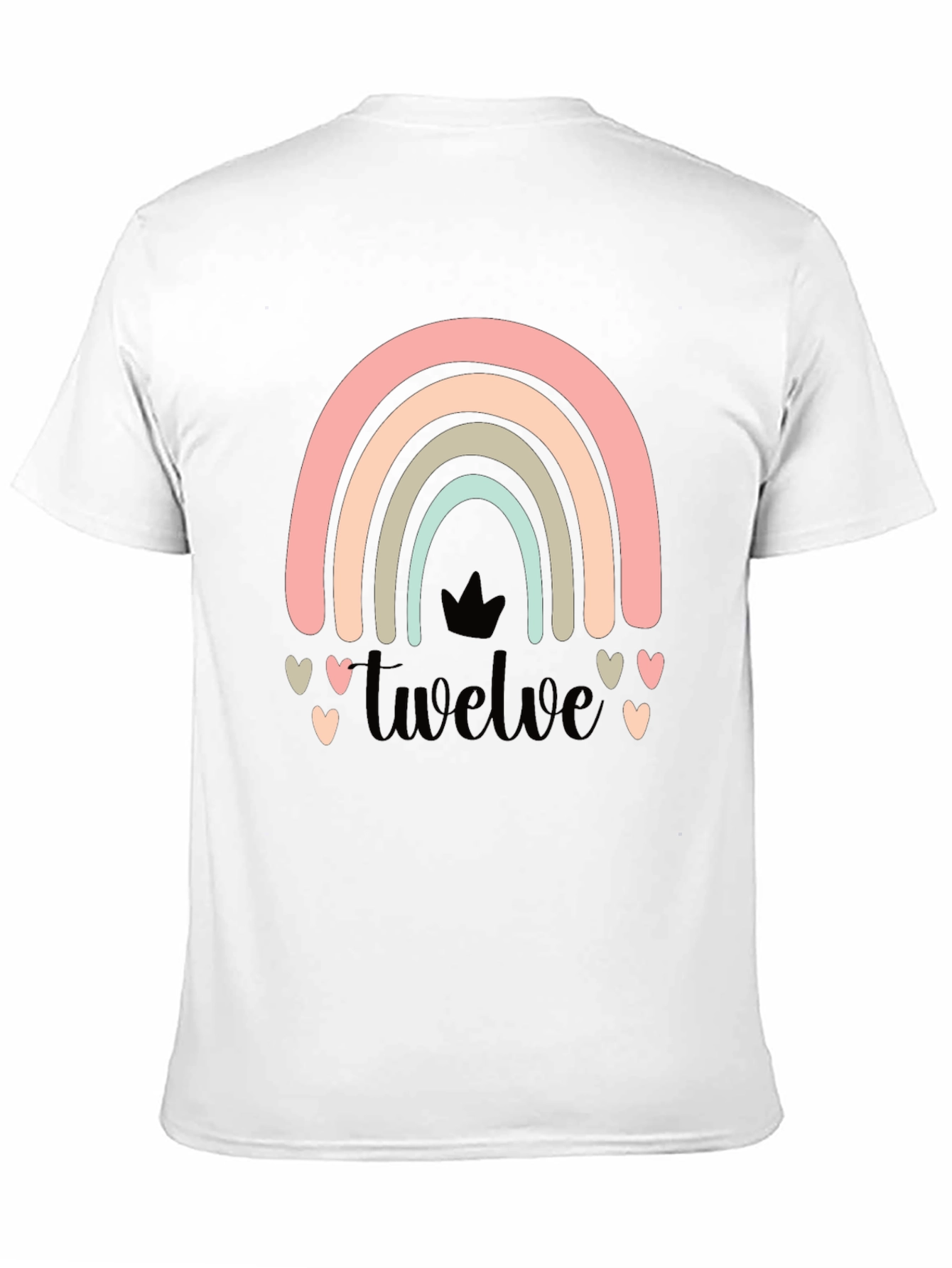 Twelve Rainbow Birthday Shirt
