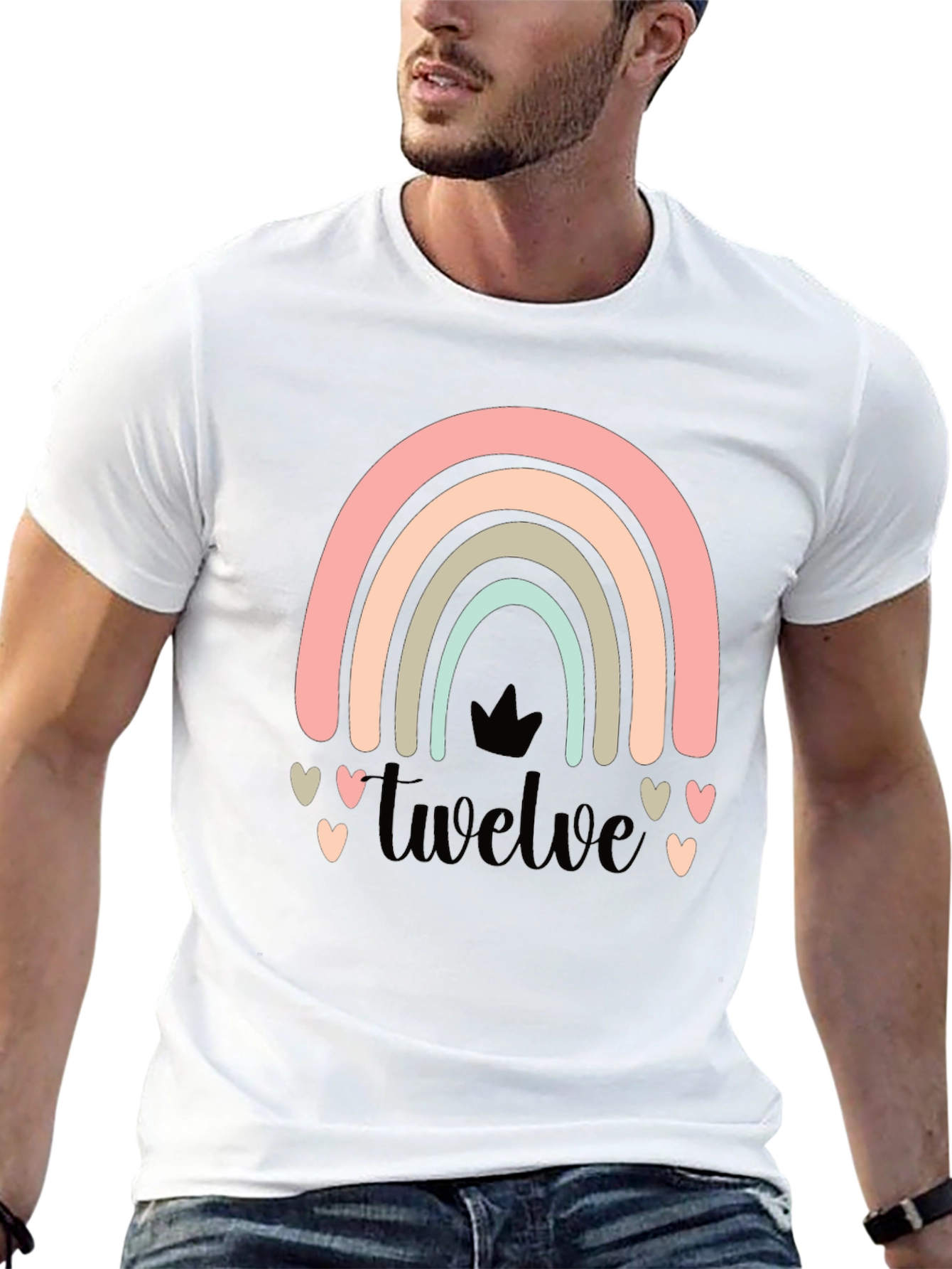 Twelve Rainbow Birthday Shirt