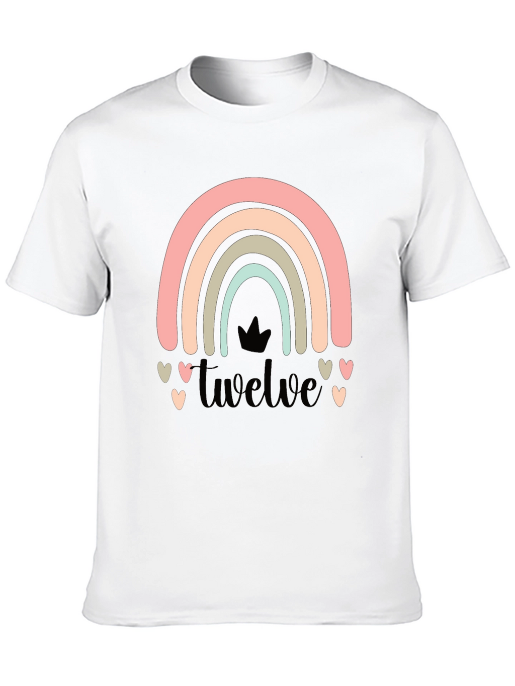 Twelve Rainbow Birthday Shirt