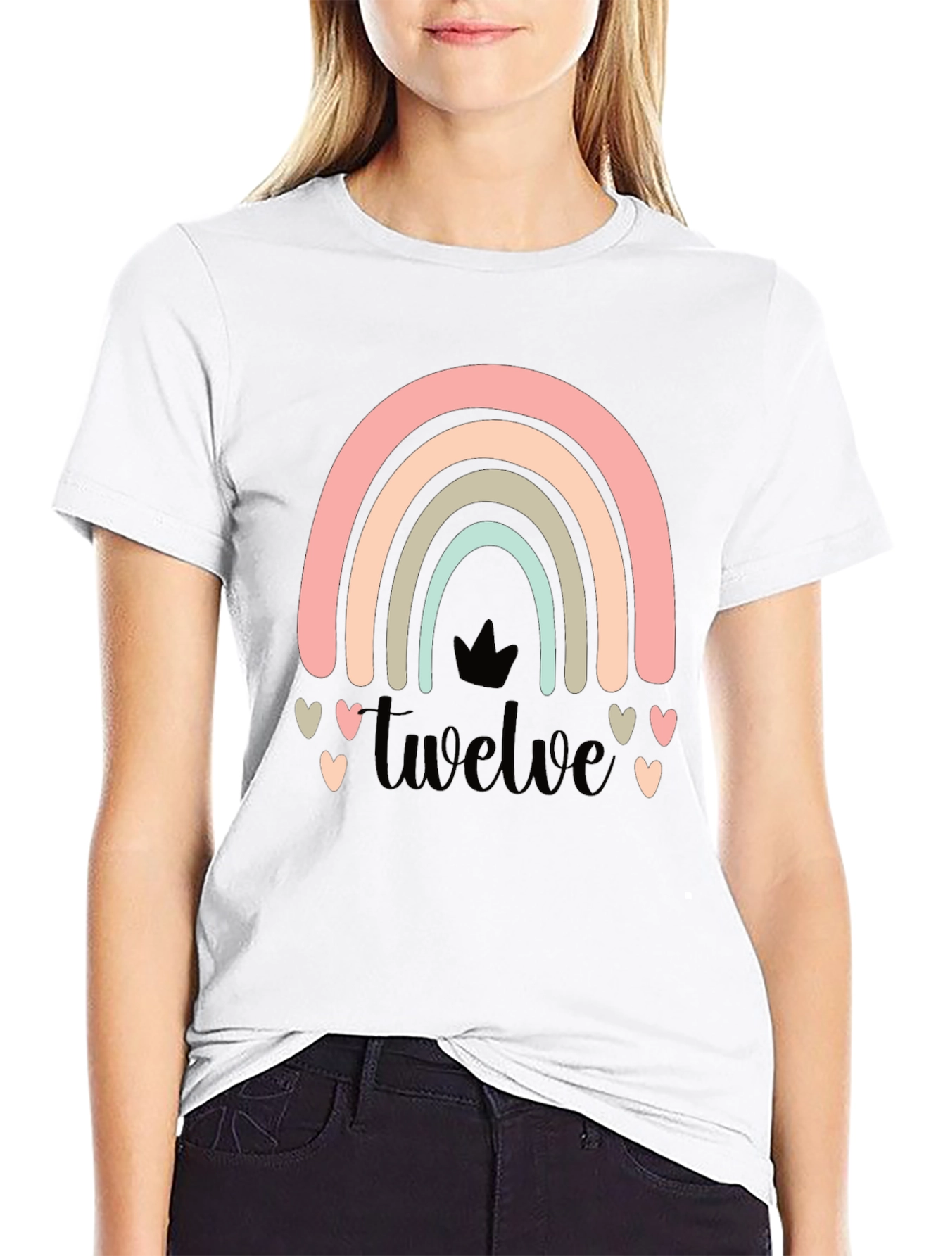 Twelve Rainbow Birthday Shirt
