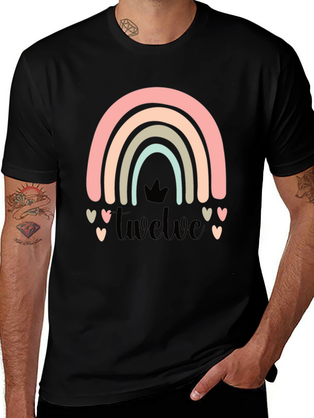 Twelve Rainbow Birthday Shirt