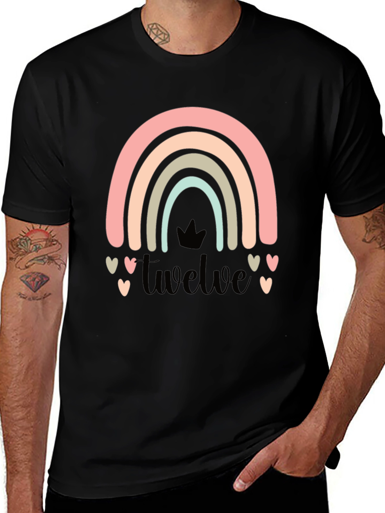 Twelve Rainbow Birthday Shirt