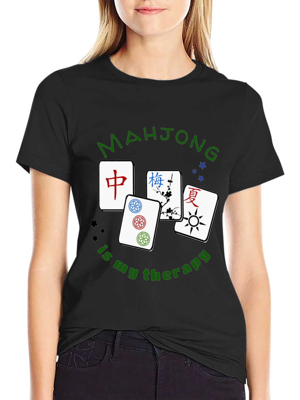 Mahjong is My Therapy Graphic T-Shirt