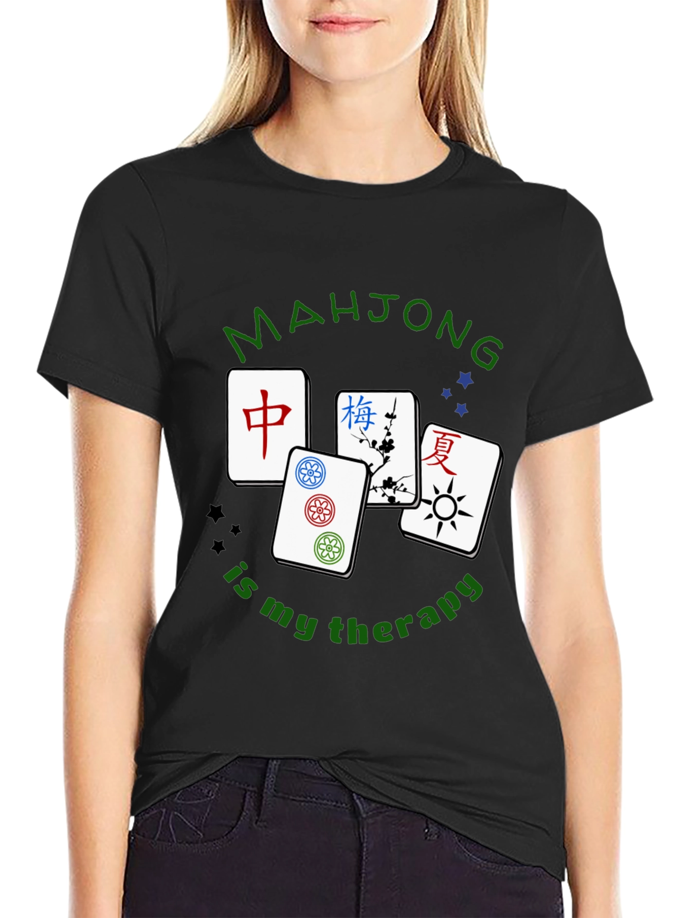 Mahjong is My Therapy Graphic T-Shirt