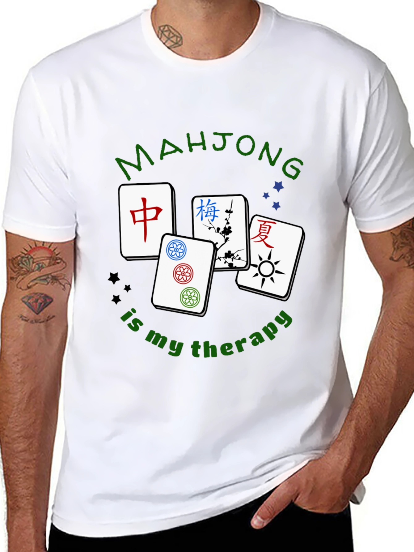 Mahjong is My Therapy Graphic T-Shirt