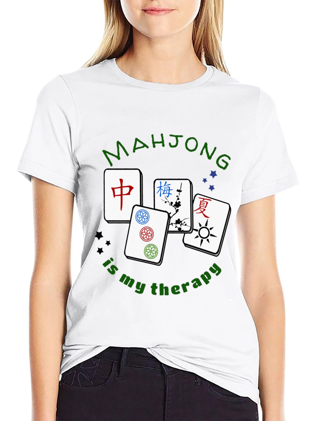 Mahjong is My Therapy Graphic T-Shirt