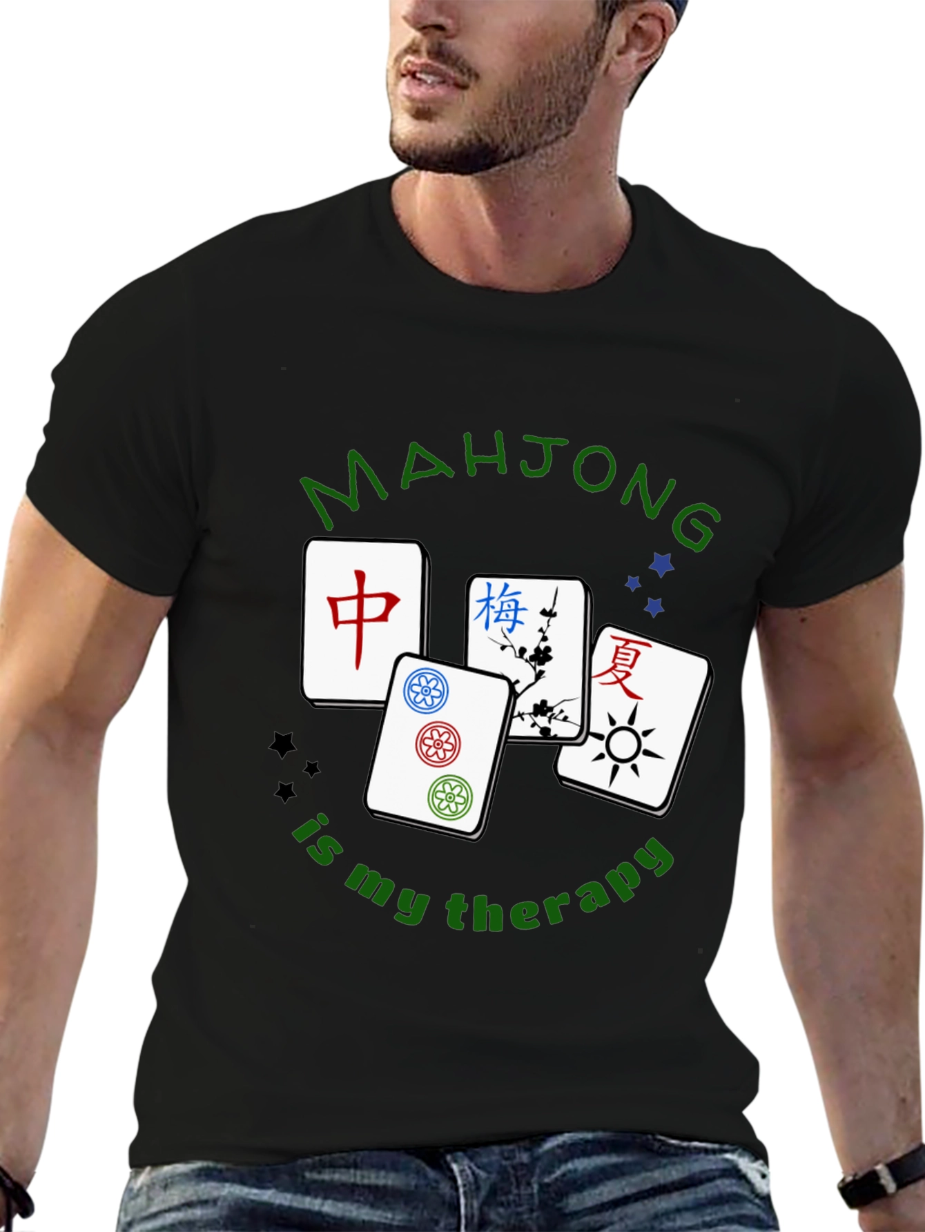 Mahjong is My Therapy Graphic T-Shirt