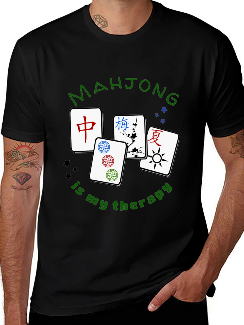 Mahjong is My Therapy Graphic T-Shirt