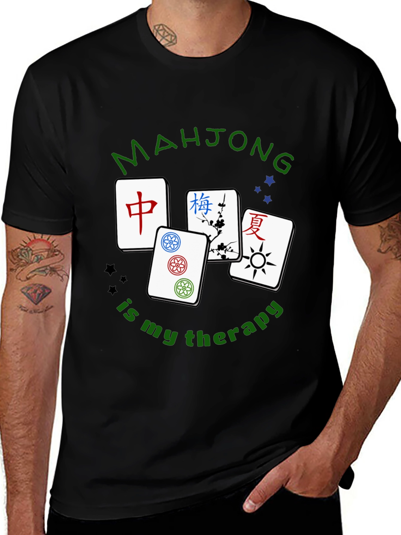 Mahjong is My Therapy Graphic T-Shirt