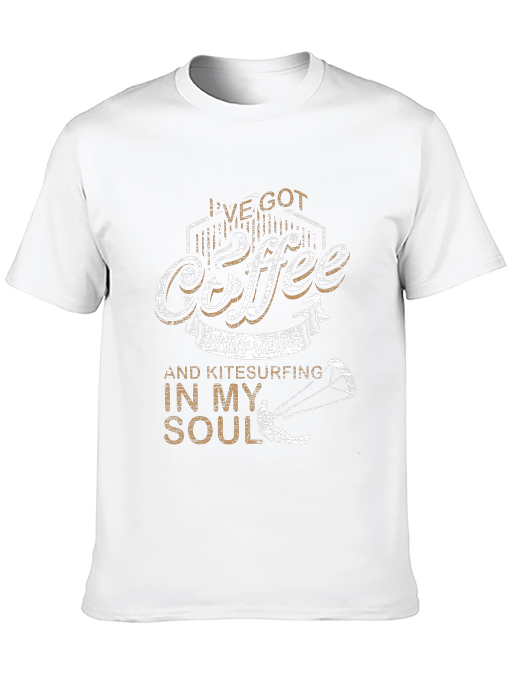 Coffee & Kitesurfing Soul T-Shirt