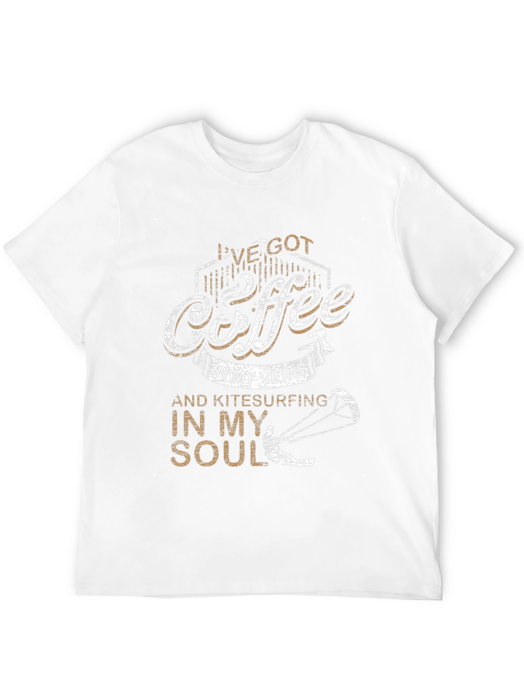 Coffee & Kitesurfing Soul T-Shirt